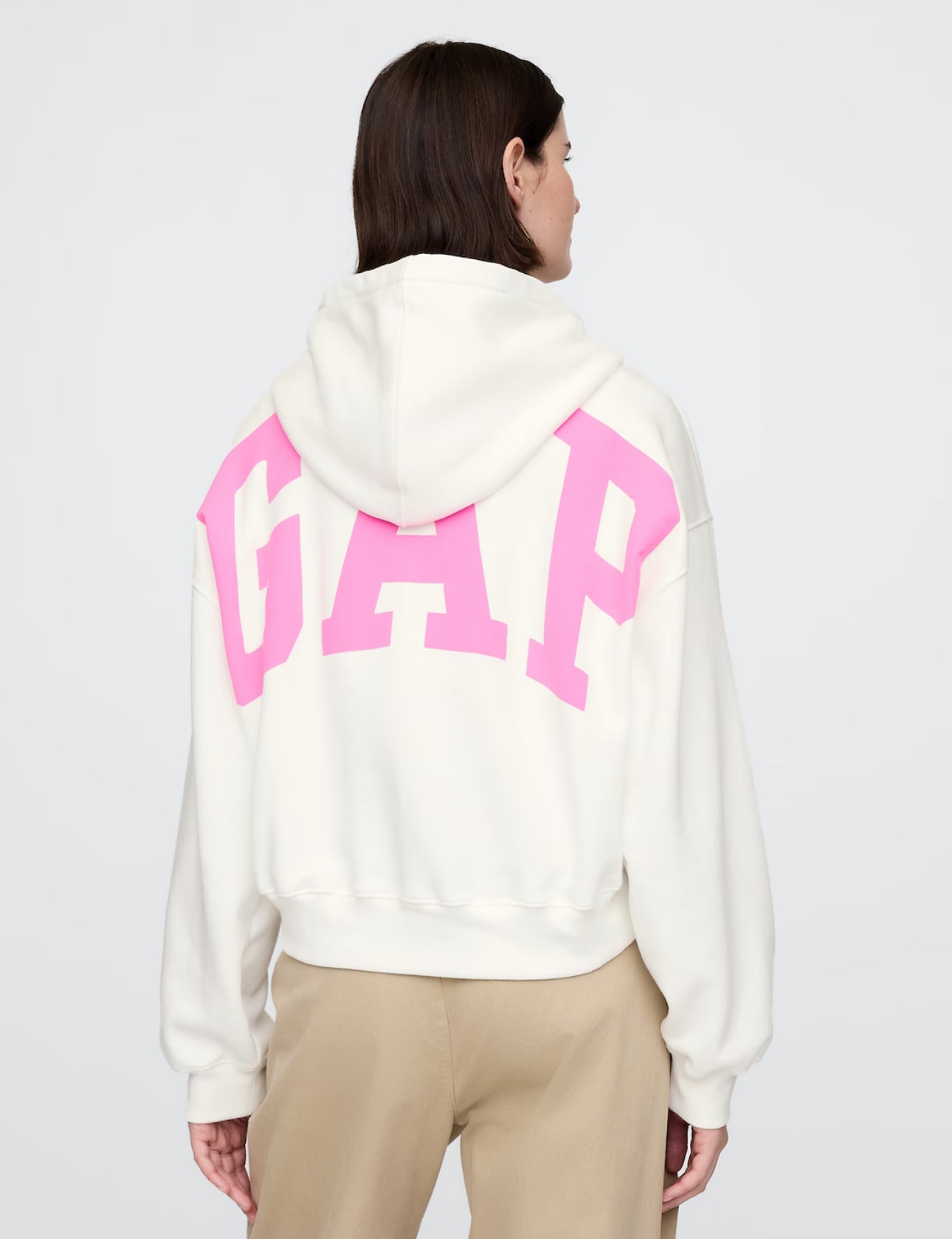 GAP Vintage Soft Logo Crop Hoodie