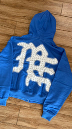 Mixed Emotions "Emotions Never Die" Hoodie Zipper Azul