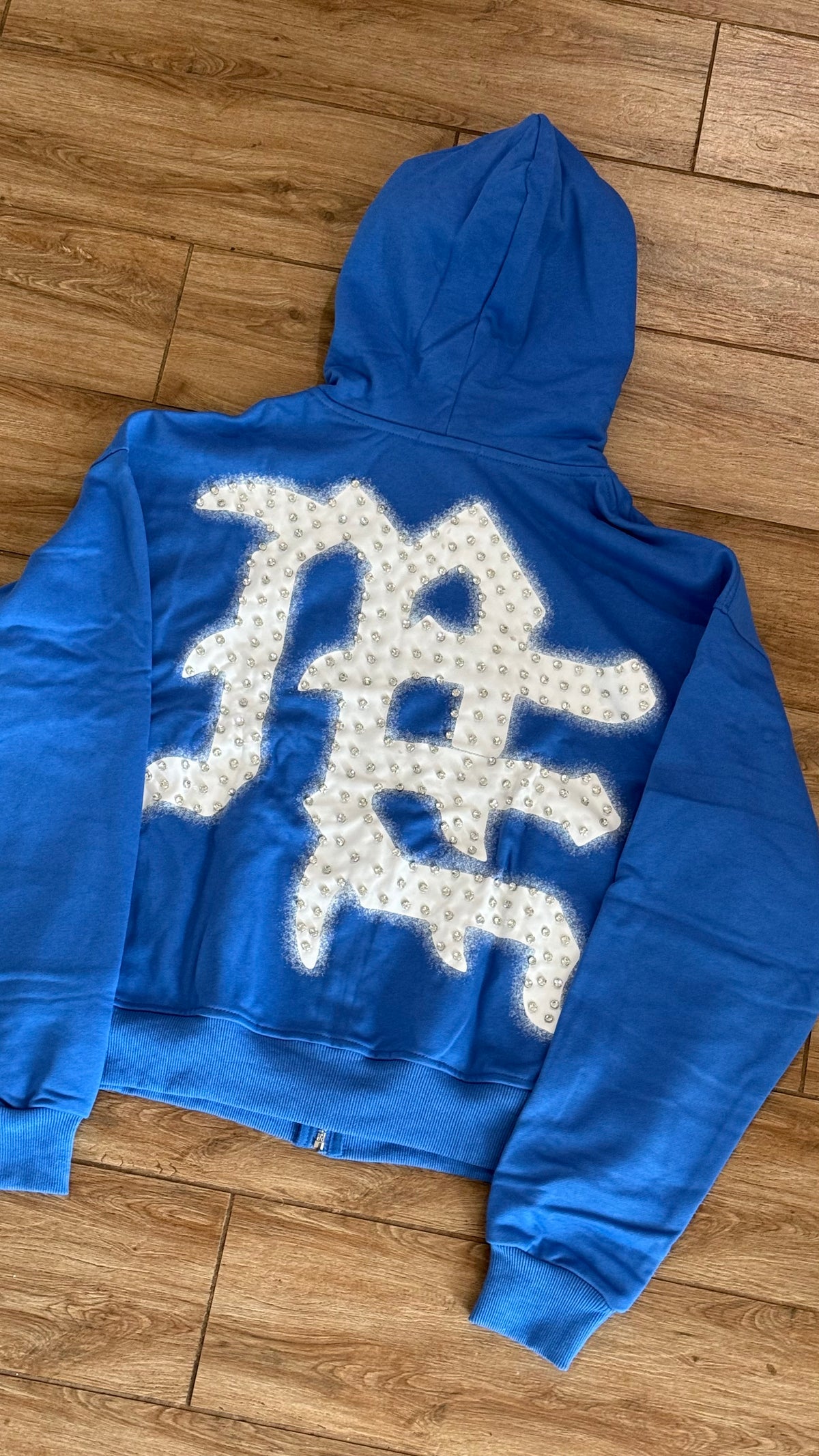 Mixed Emotions "Emotions Never Die" Hoodie Zipper Azul