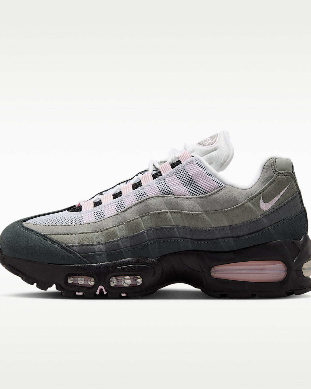 W Nike Air Max 95 Big Bubble (Black/Pink Foam-White)
