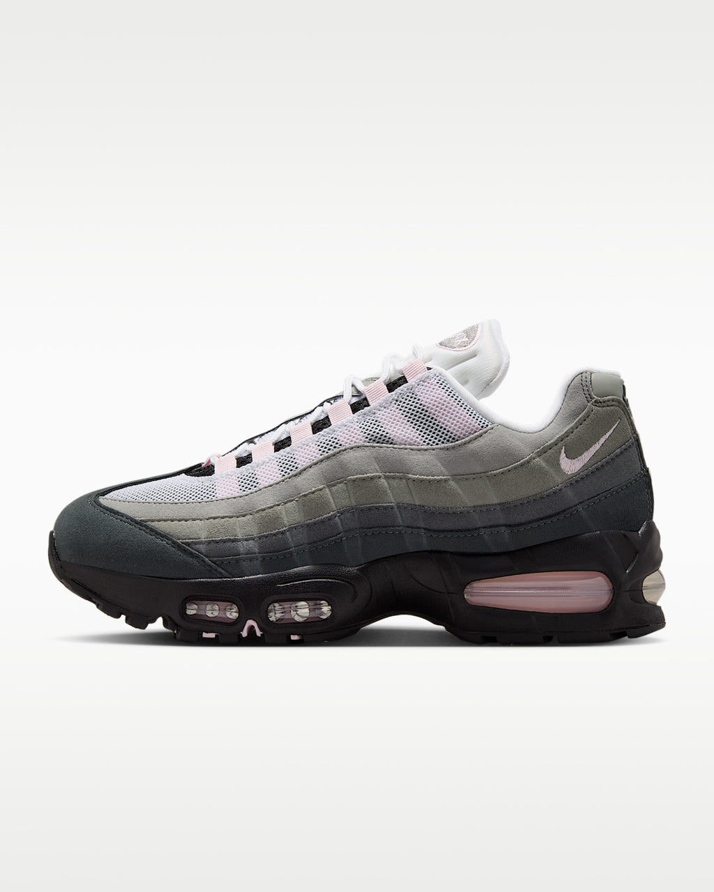W Nike Air Max 95 Big Bubble (Black/Pink Foam-White)