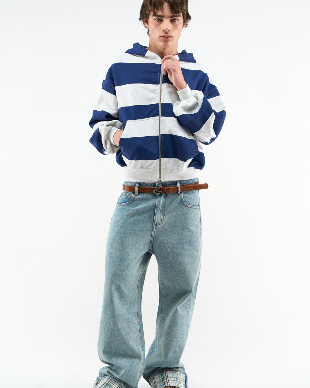 Club Navy Zipper