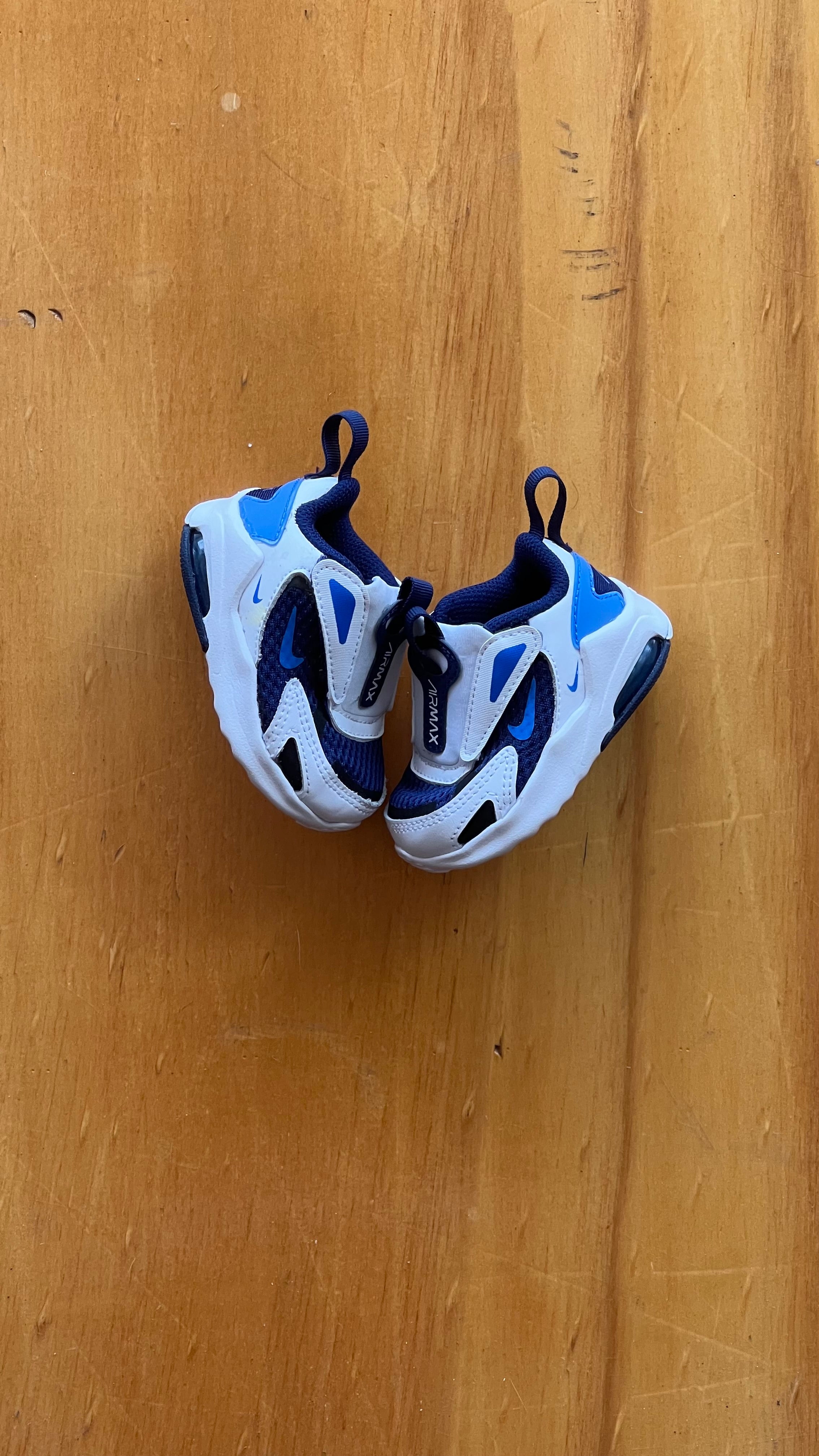 Nike Air Max Bolt White/Blue Niño