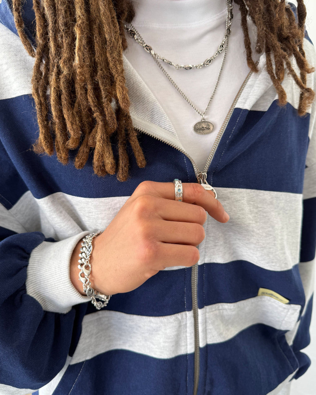 Club Navy Zipper