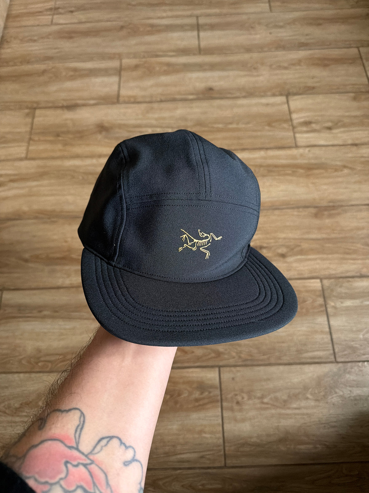 Arcteryx Caledum 5 panel Logo Brown