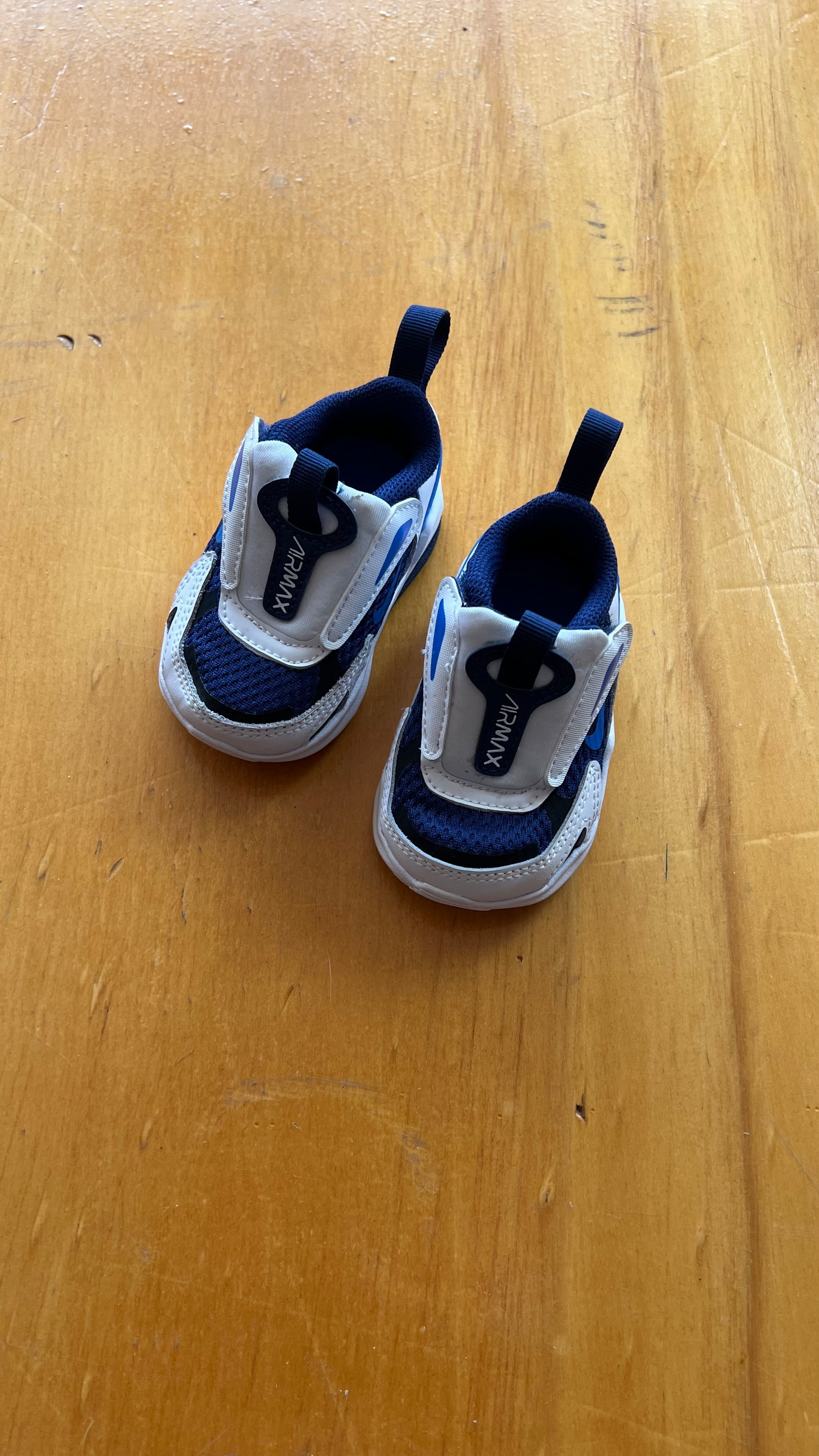 Nike Air Max Bolt White/Blue Niño