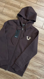 True Religion Big Buddha Brown Hoodie