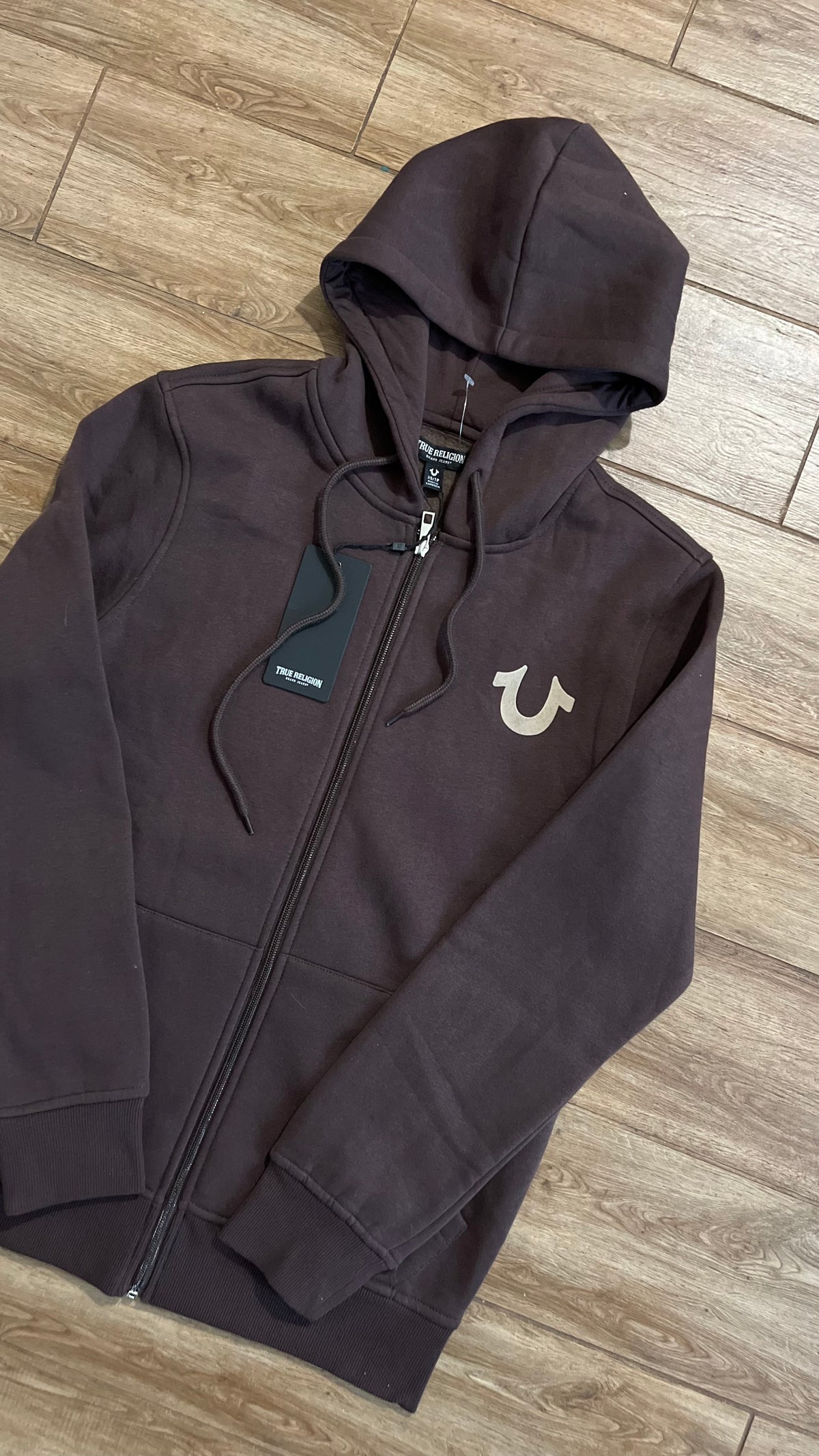 True Religion Big Buddha Brown Hoodie