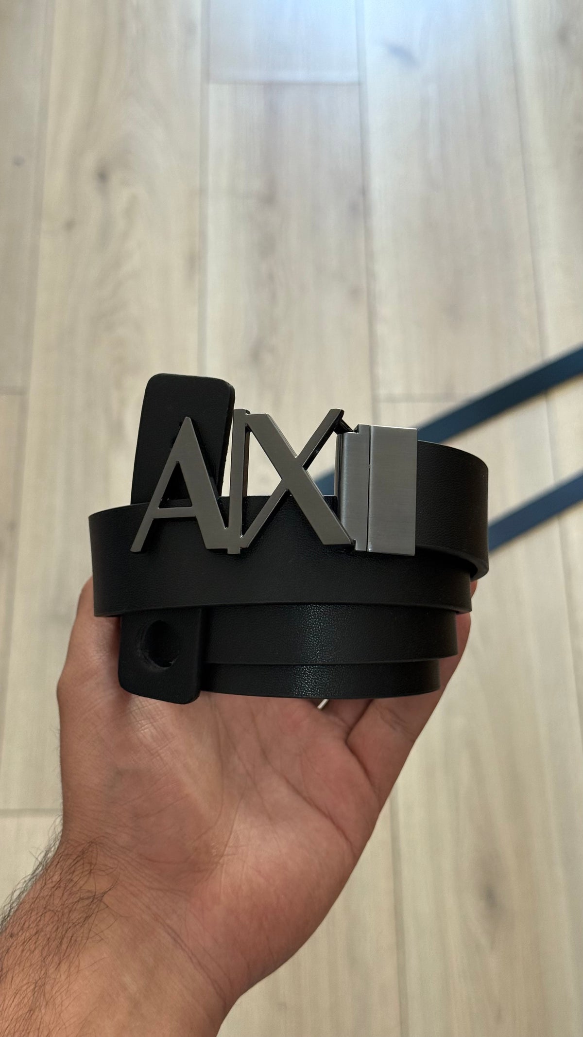 Armani Exchange A|X Logo Reversible Belt