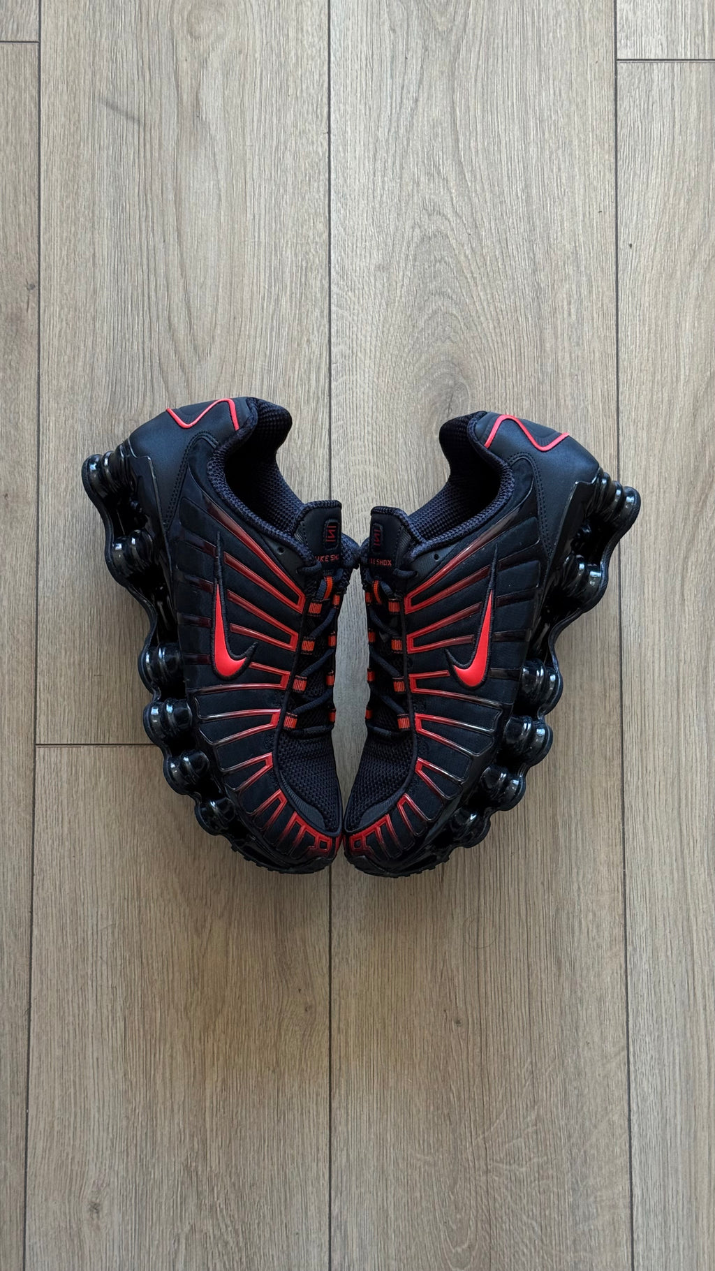 Nike Shox TL Black Light Crimson (No Box)