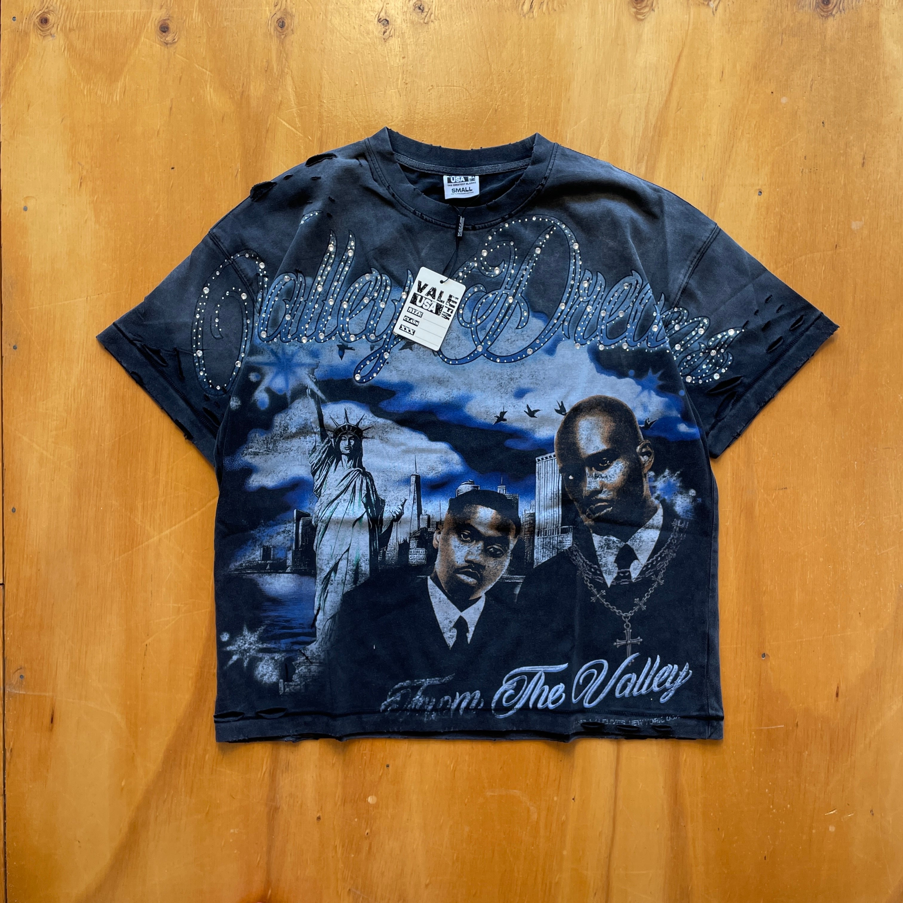 Valley Tee Black Shiny