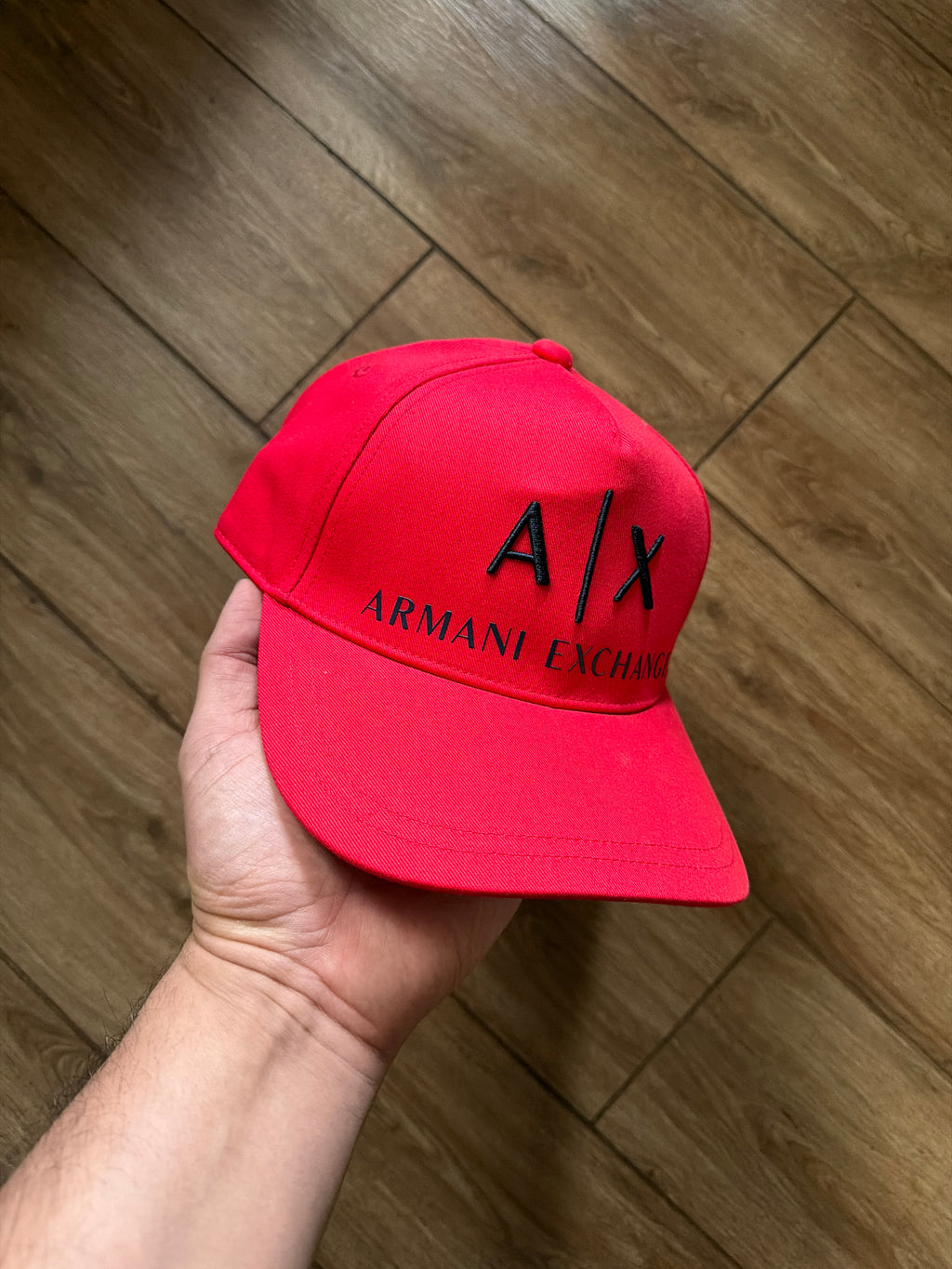 Armani Exchange Strapback Red