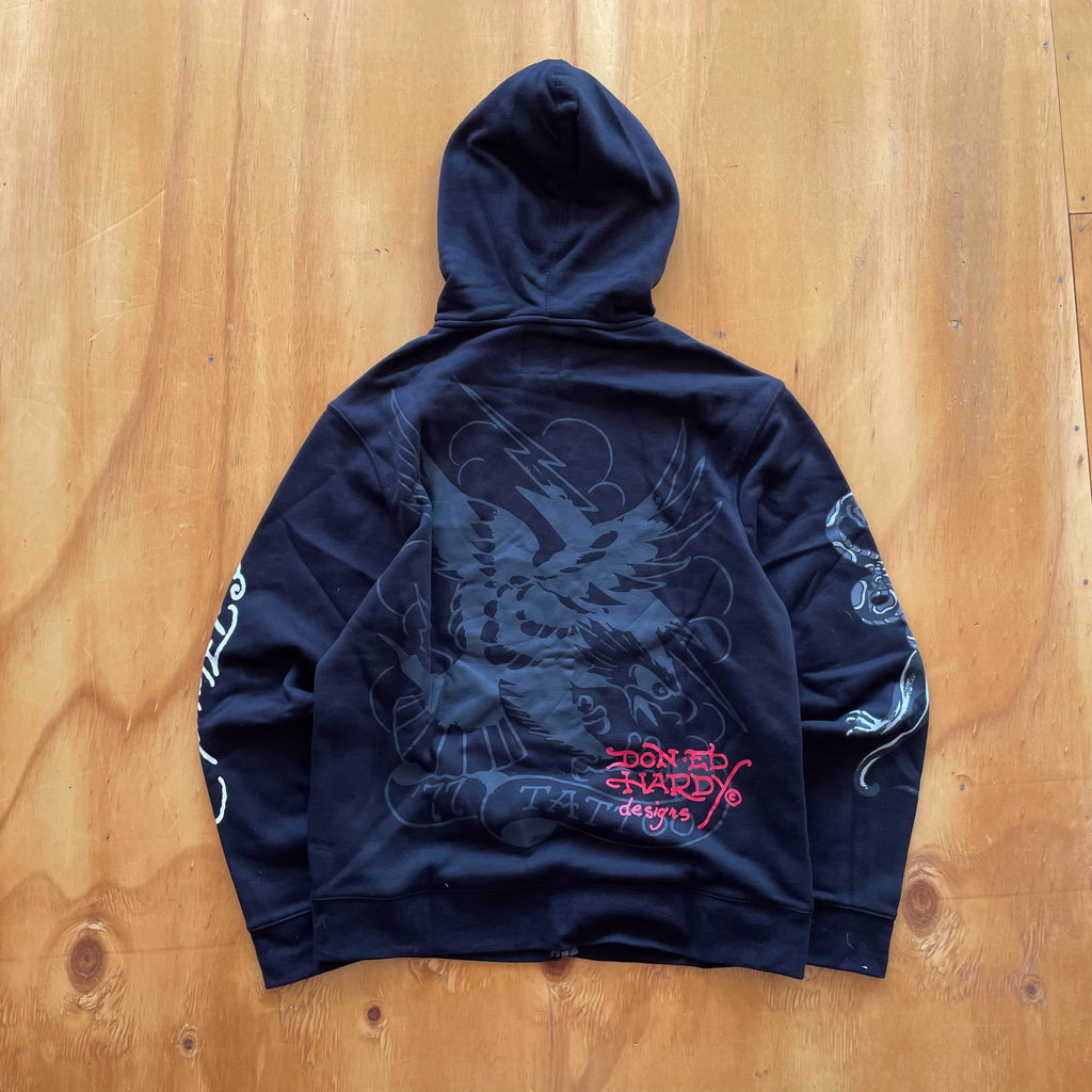 Hoodie Zipper Ed Hardy