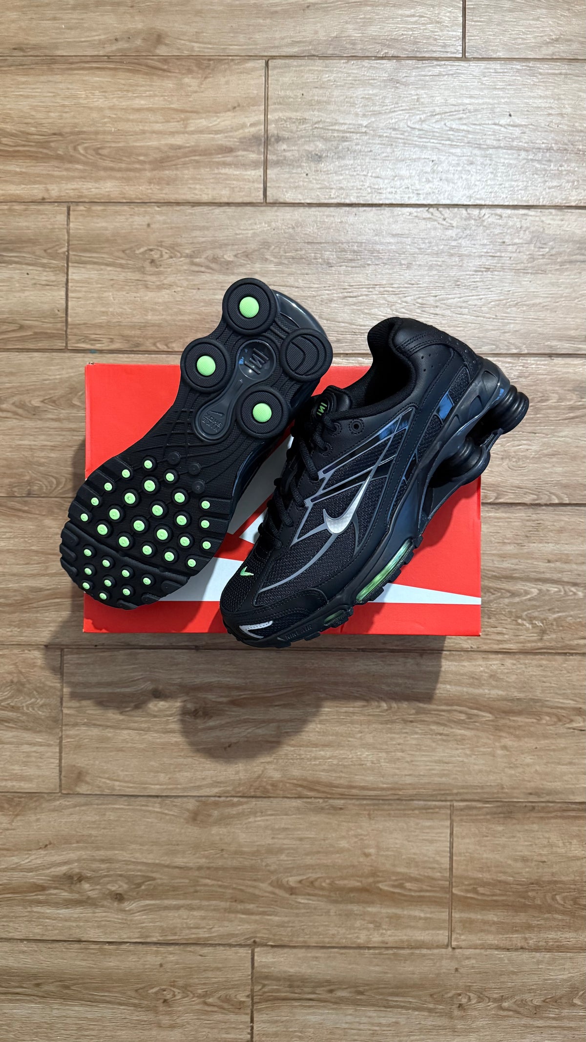Nike Shox Ride 2 Black Cool Grey Silver