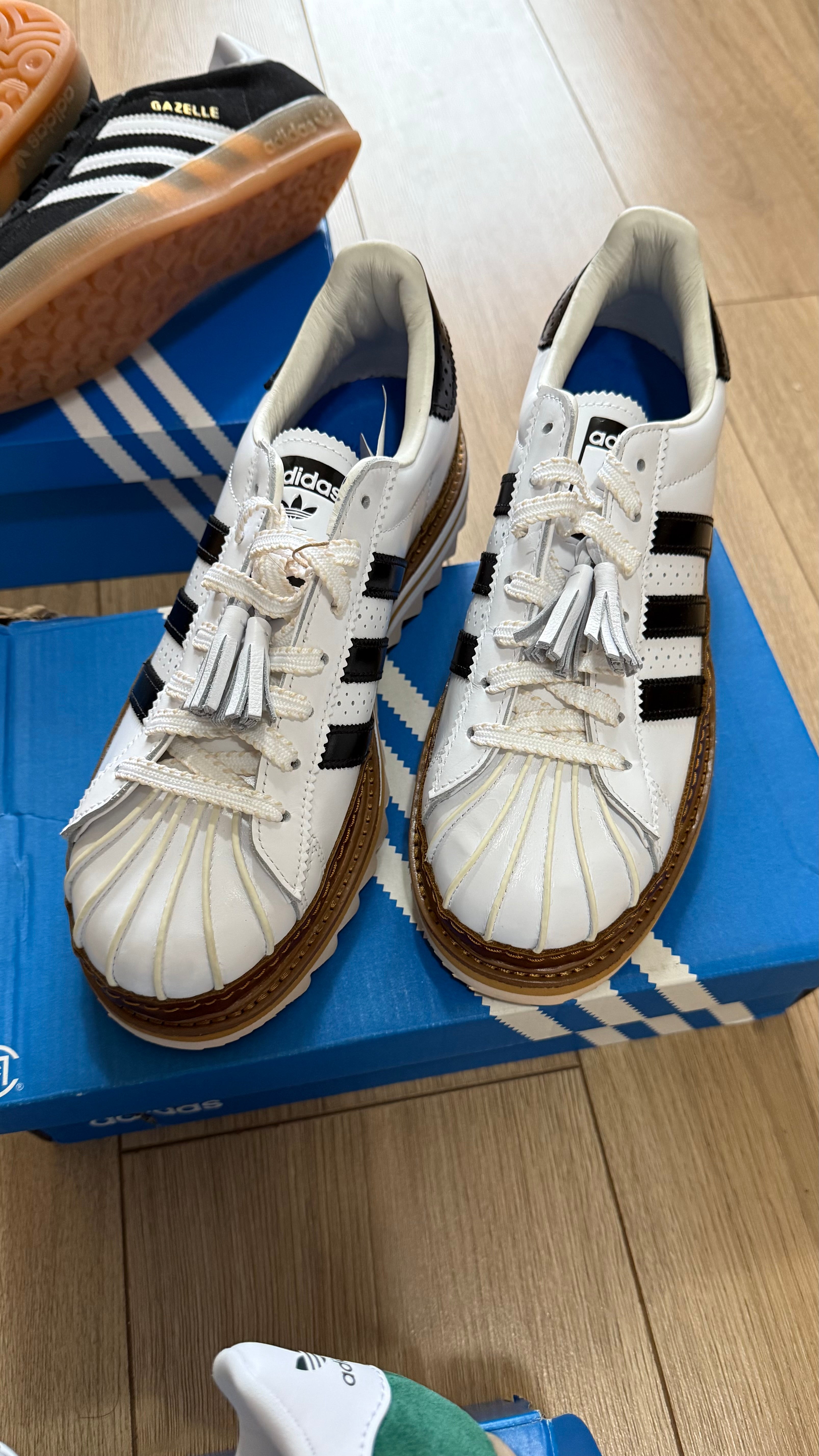 Adidas súper stars x Clot (con caja)