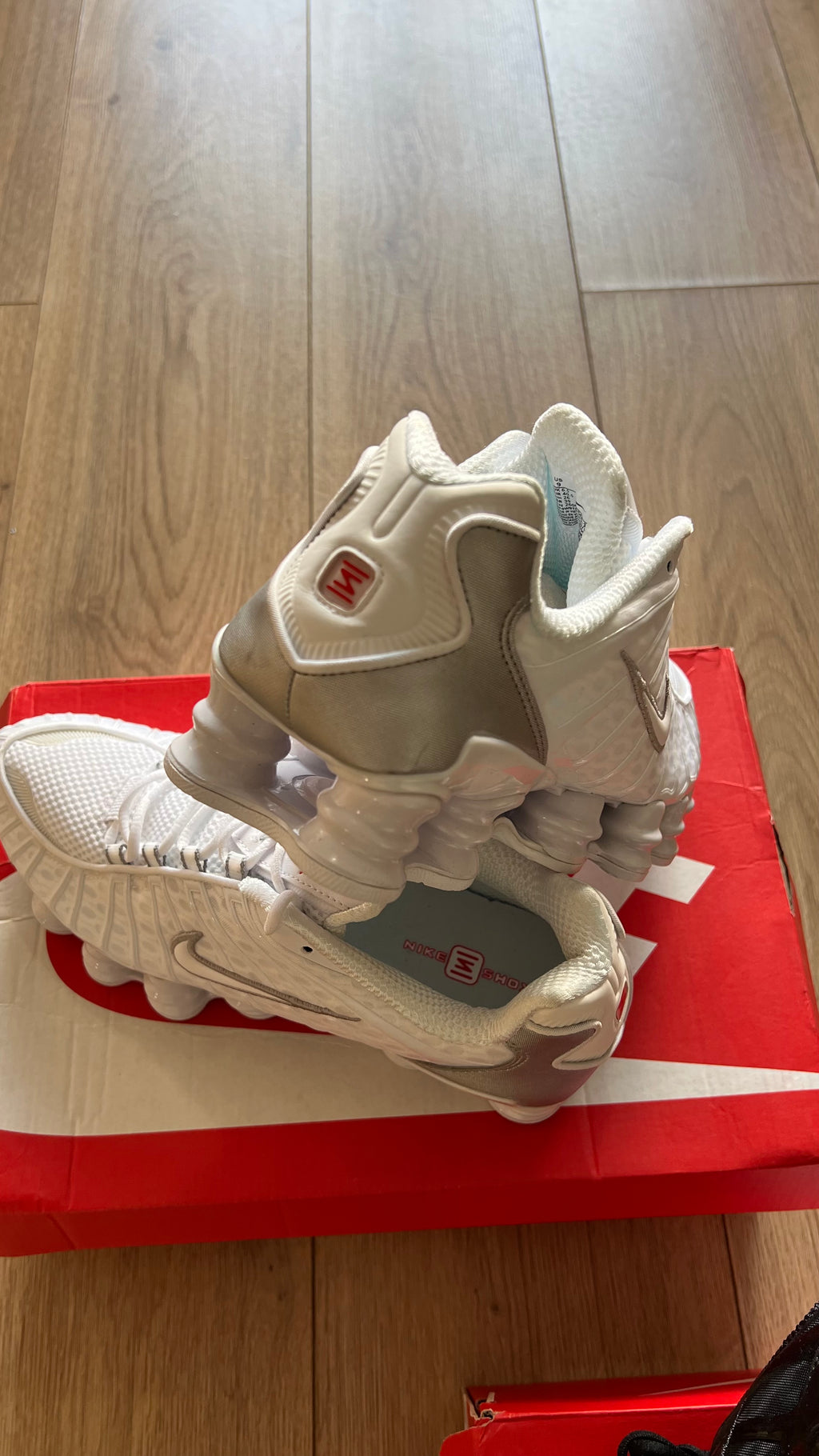 Nike Shox TL White Silver