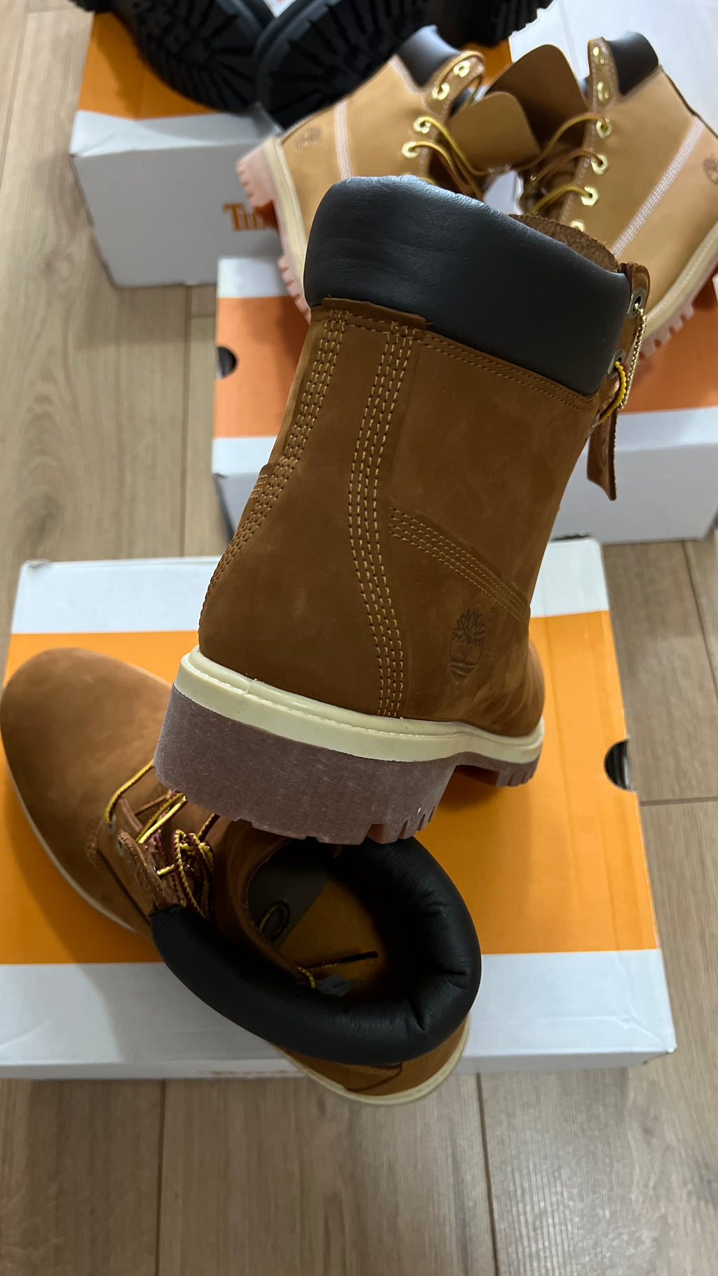 Timberland Premium 6 Inch Rust Nubuck (con caja)