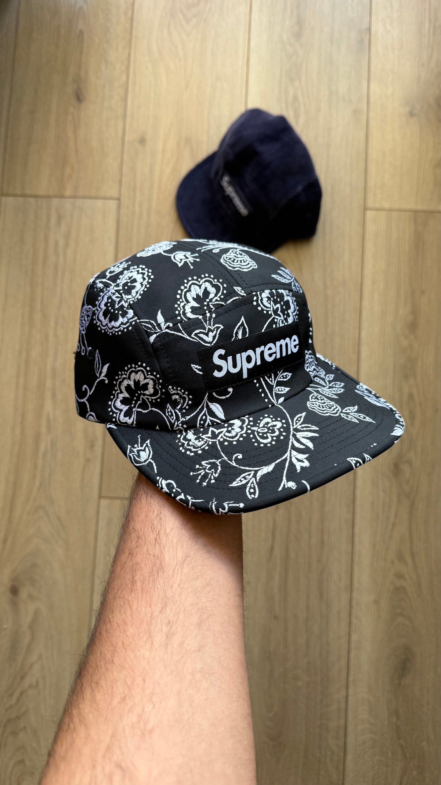 Supreme Camp Cap Floral Jacquard 5-Panel