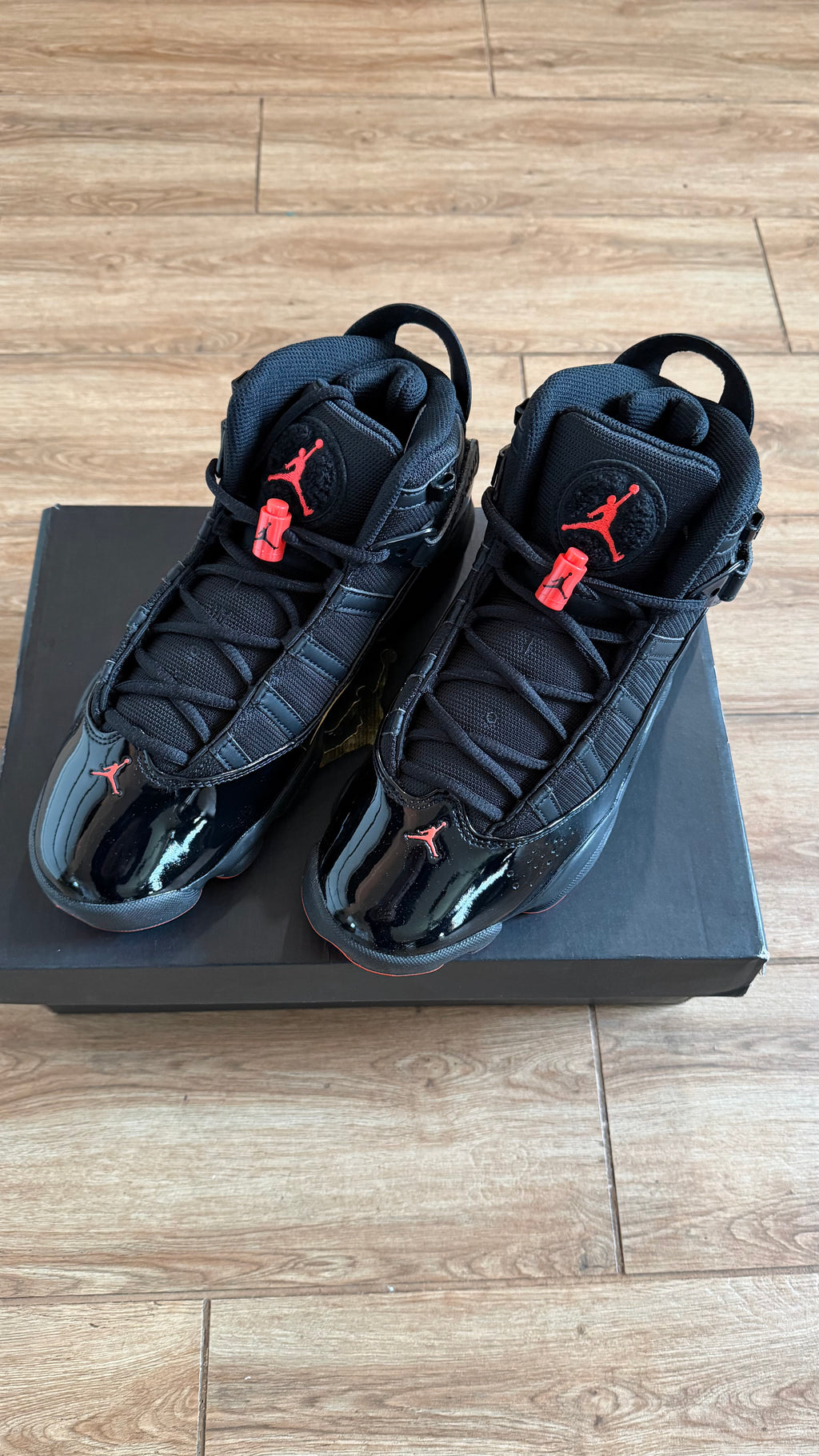 Jordan 6 Rings Black Infrared