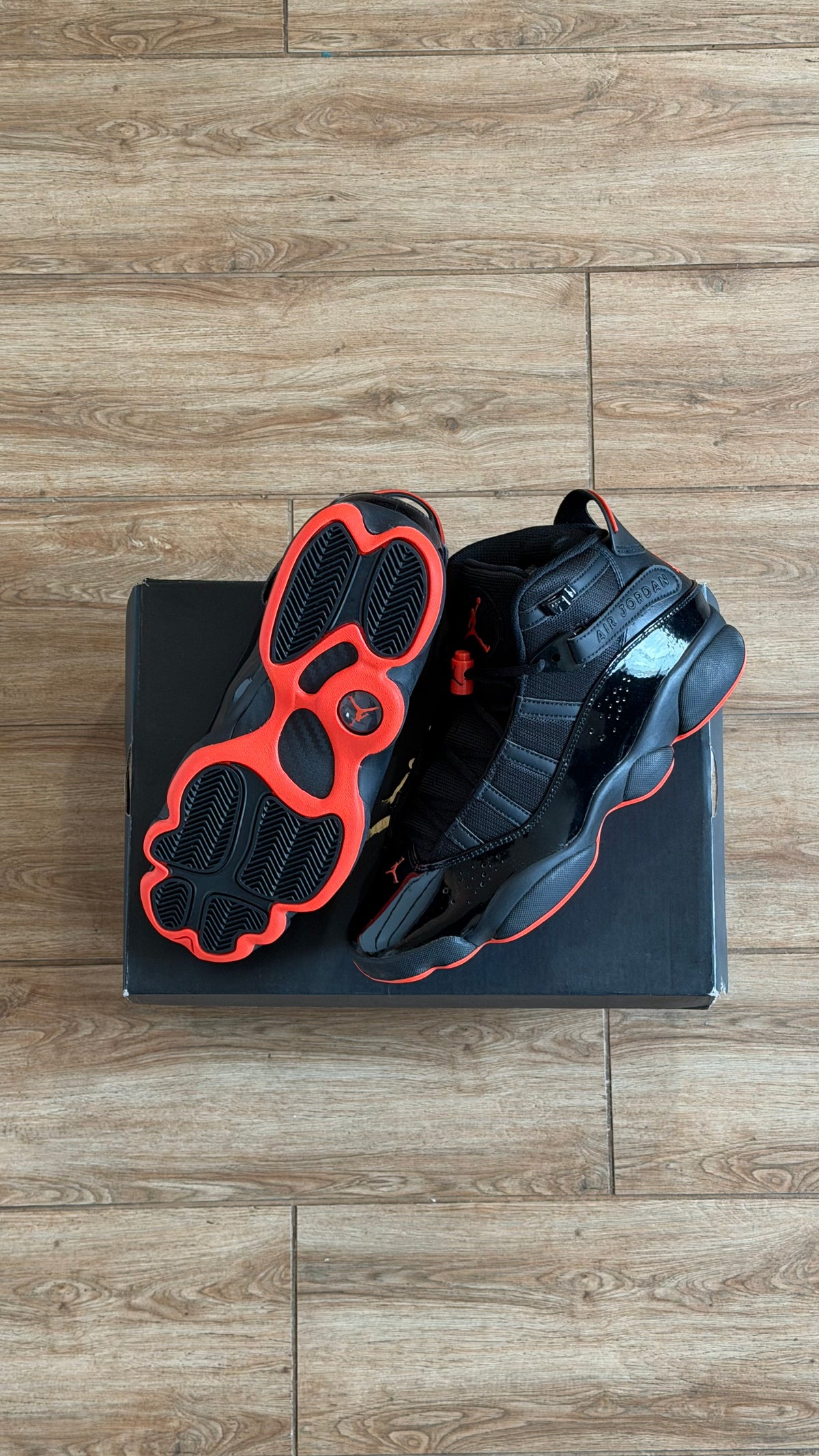 Jordan 6 Rings Black Infrared
