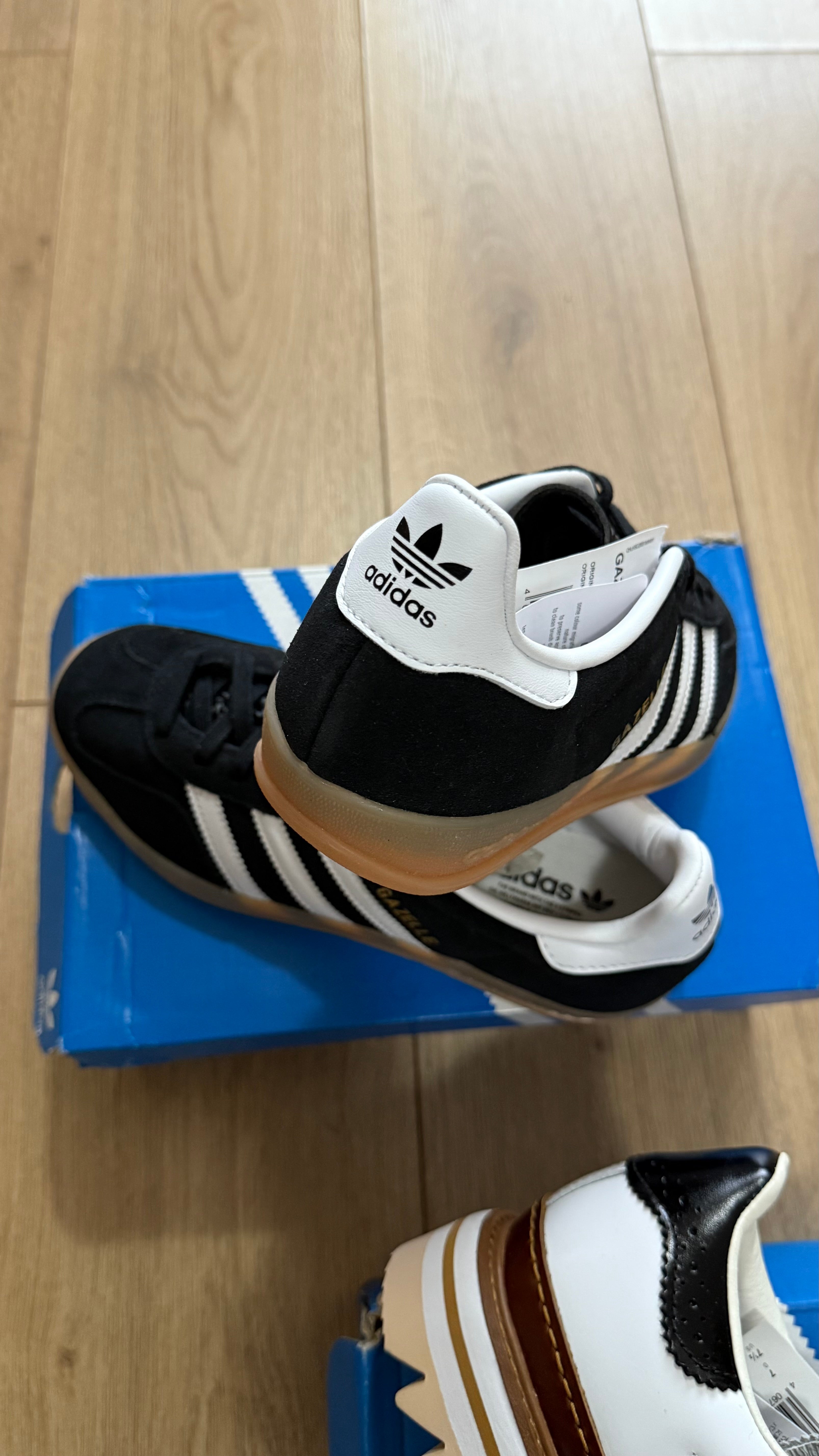 Adidas gazelle indoor black (con caja)