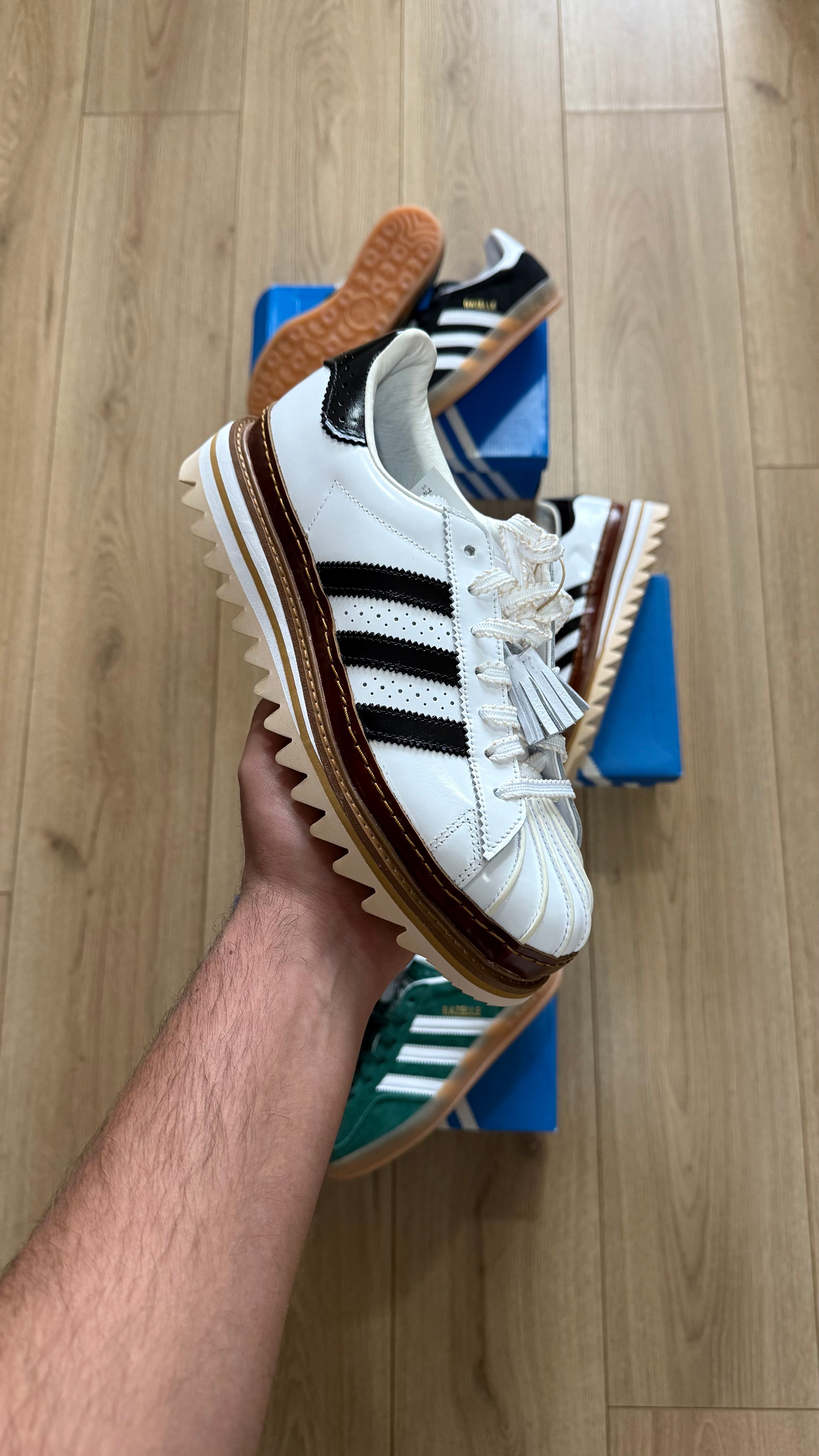 Adidas súper stars x Clot (con caja)