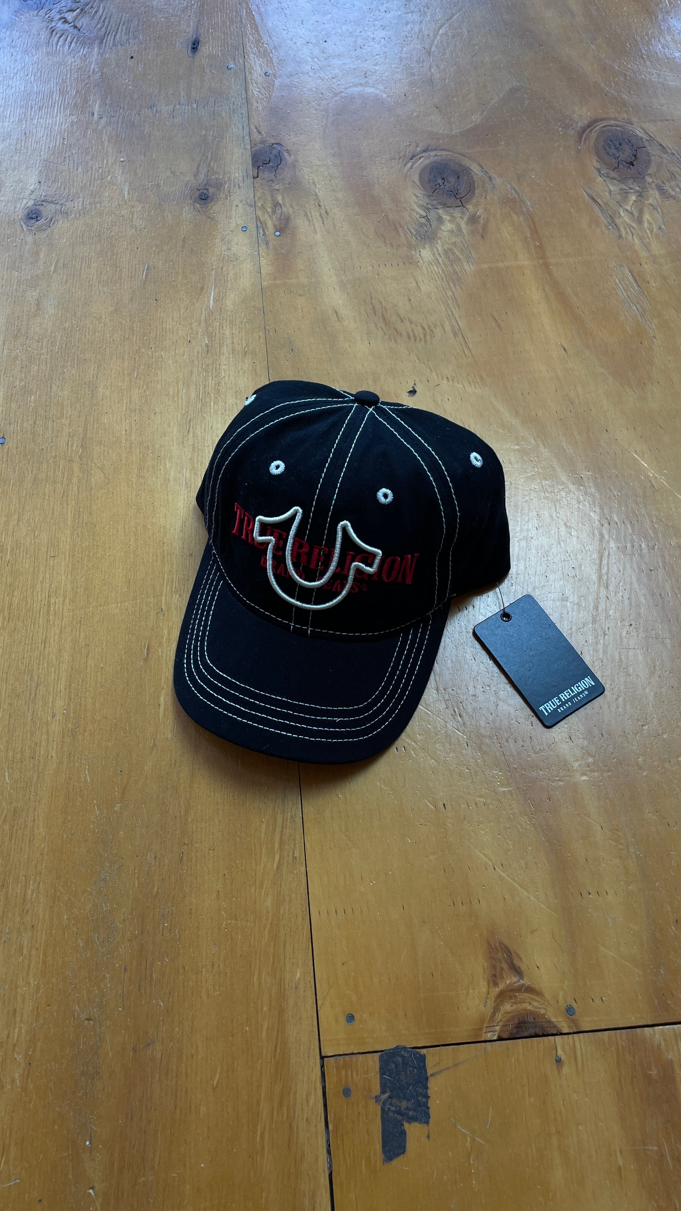 True Religion 3D Emb Outline Dad Hat
