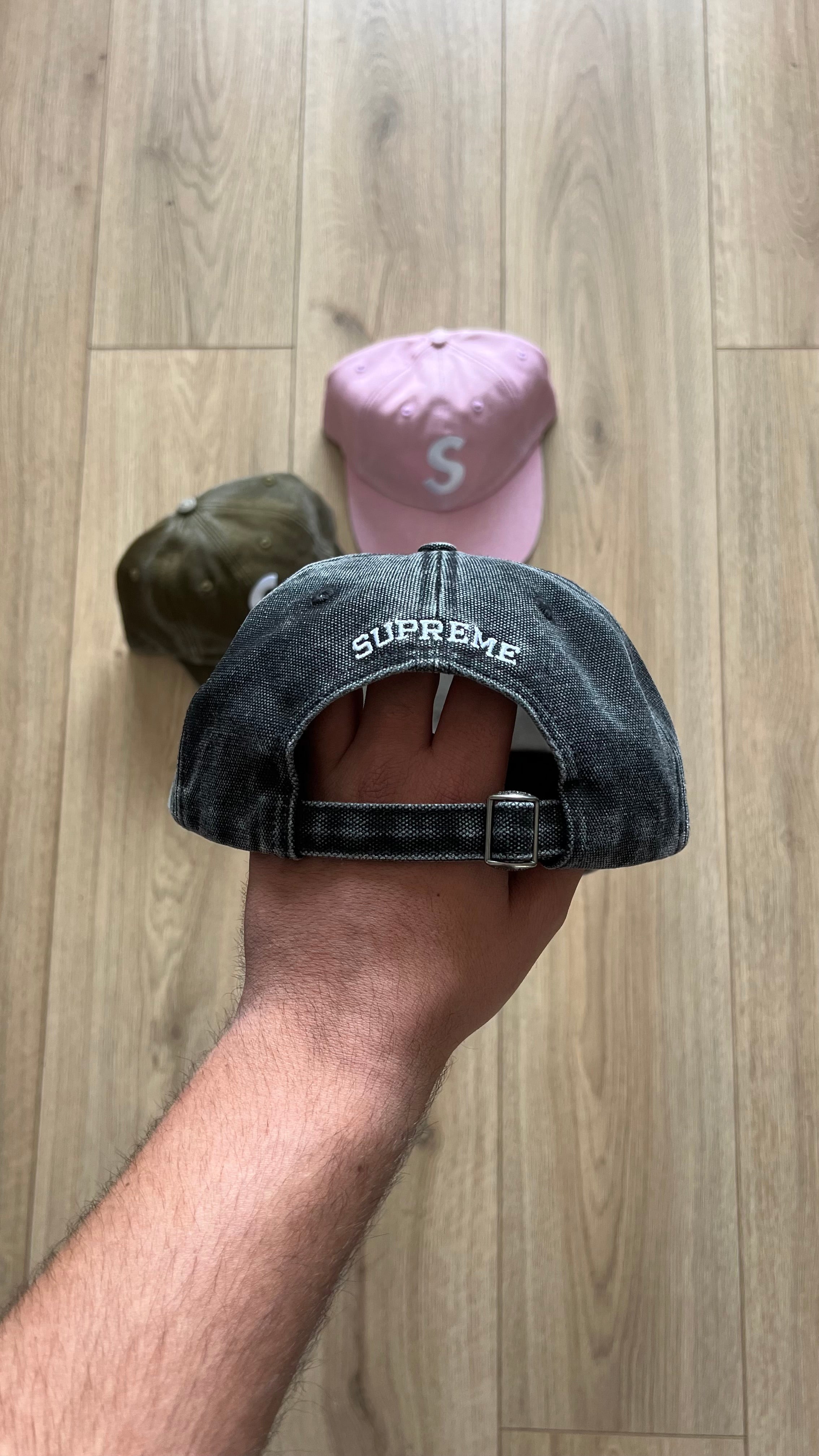 Supreme S Logo 6-Panel Black