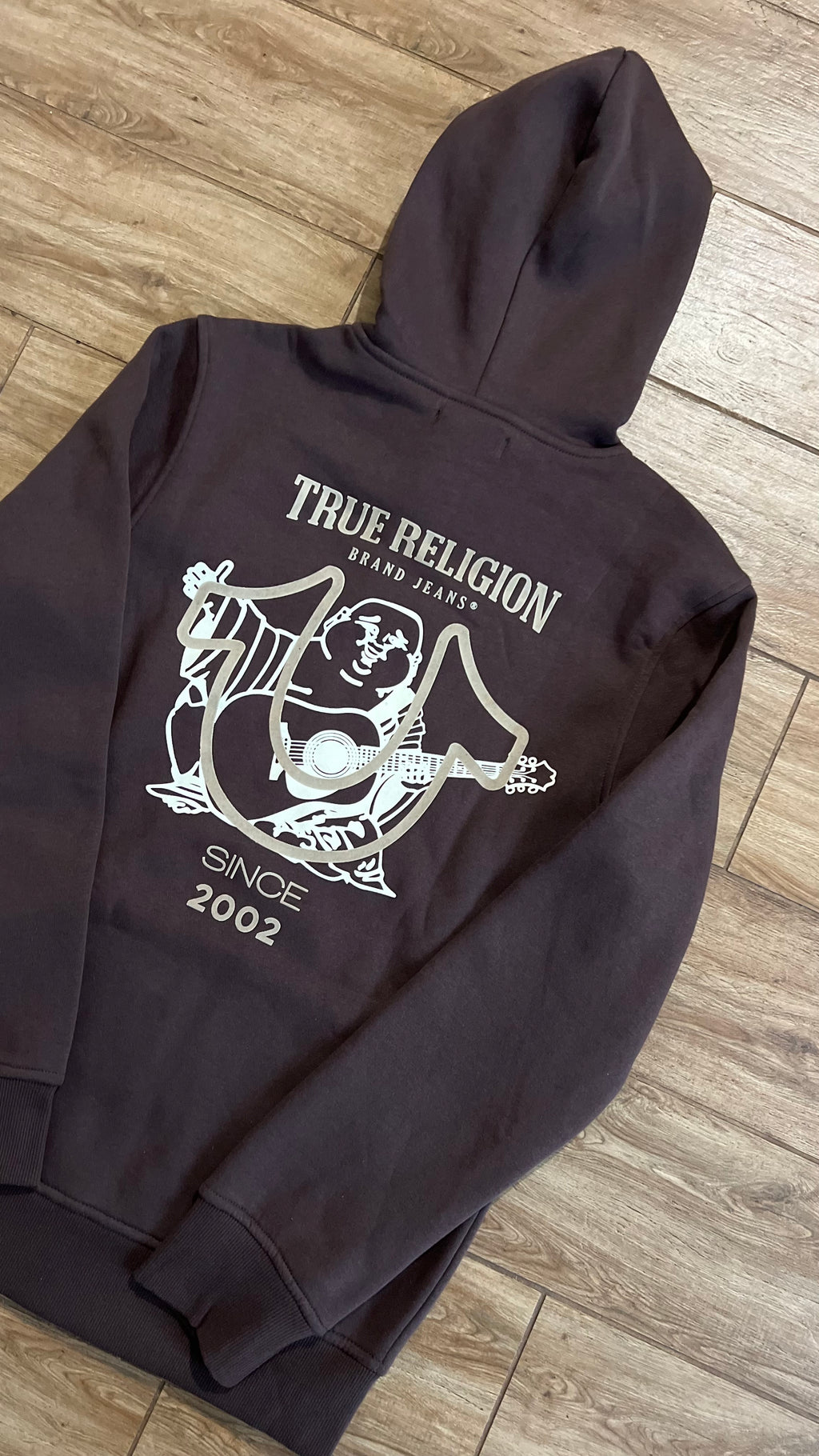 True Religion Big Buddha Brown Hoodie