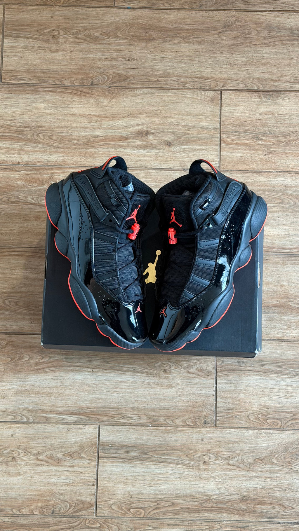 Jordan 6 Rings Black Infrared