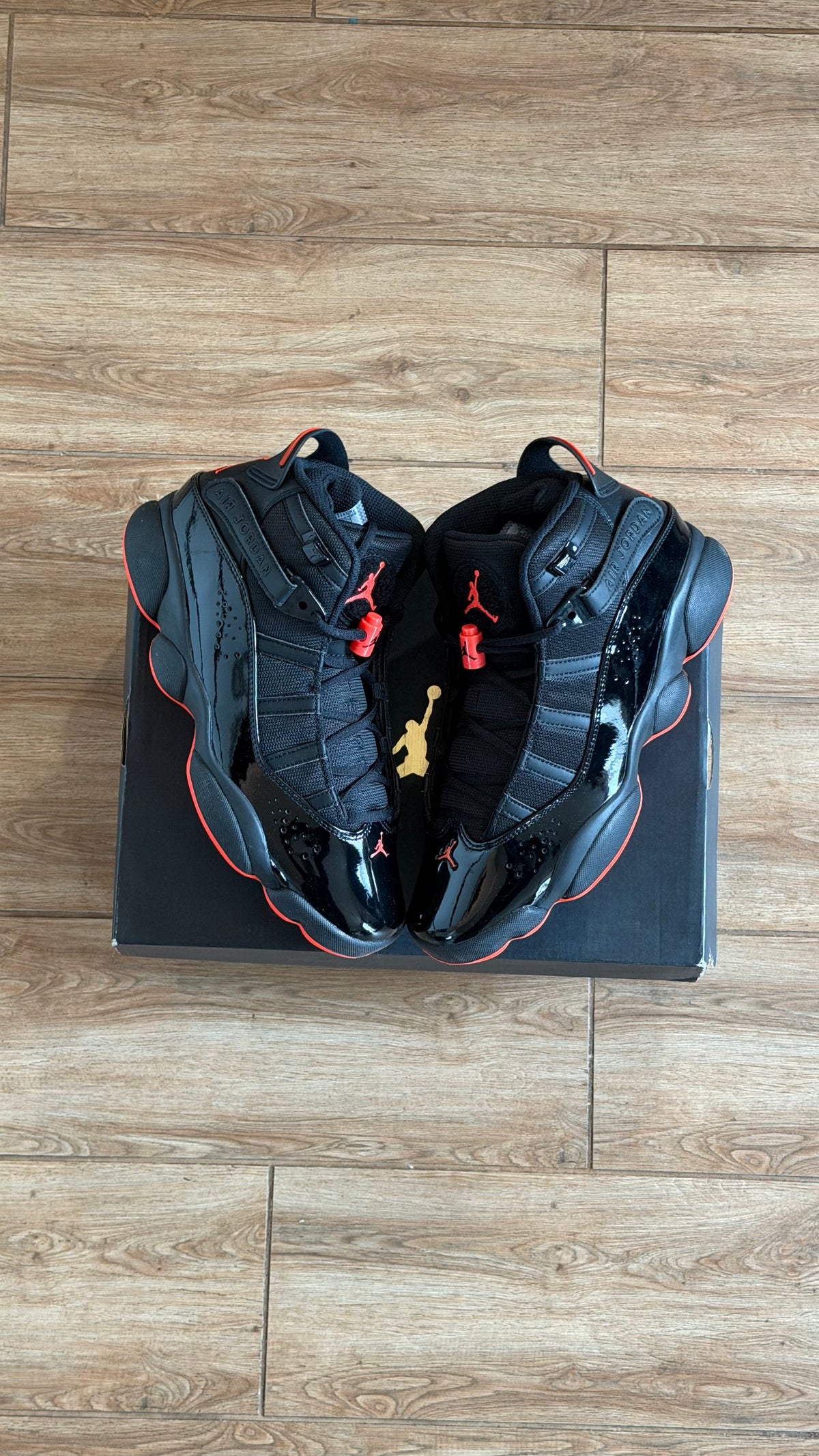 Jordan 6 Rings Black Infrared
