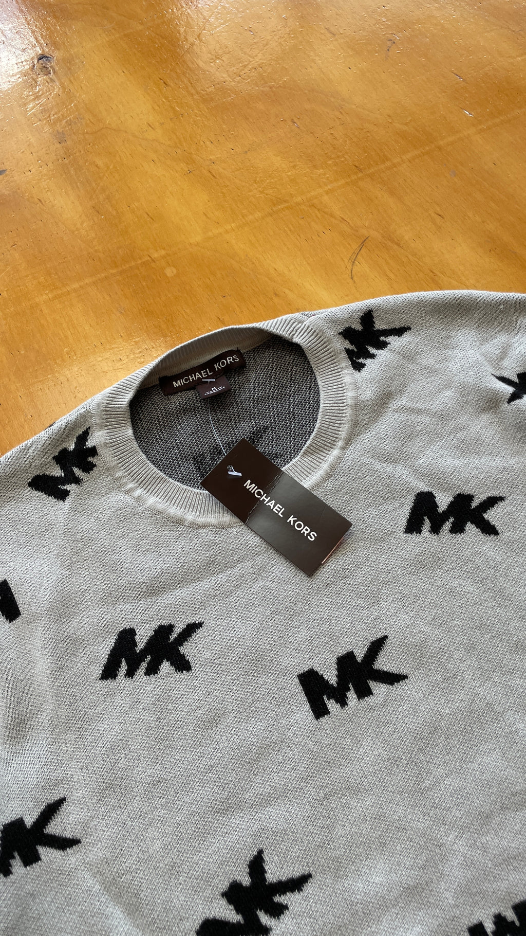 Michael Kors Sweater Multilogo Gray