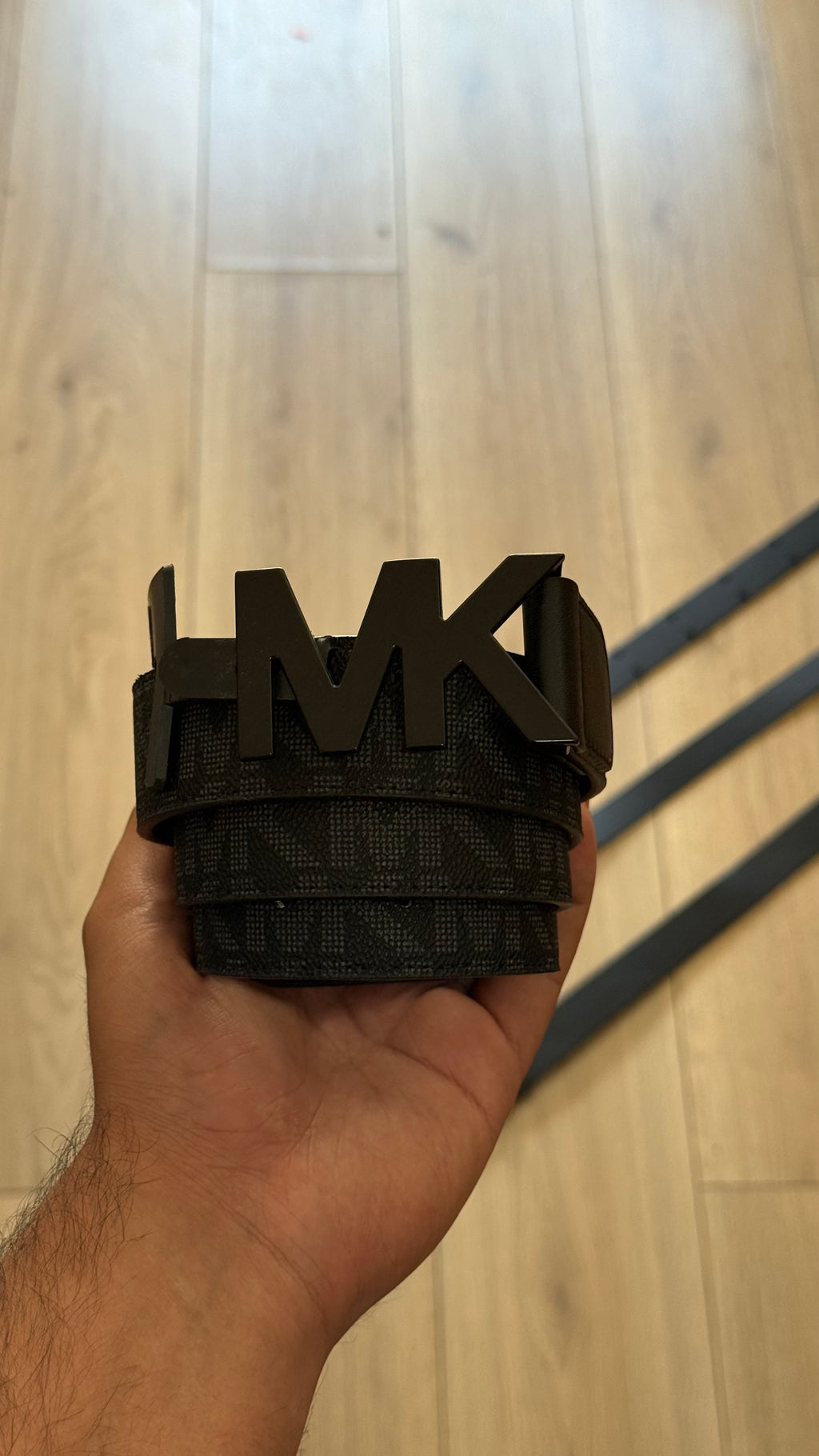 Cinturón MK Black Logo Multilogo