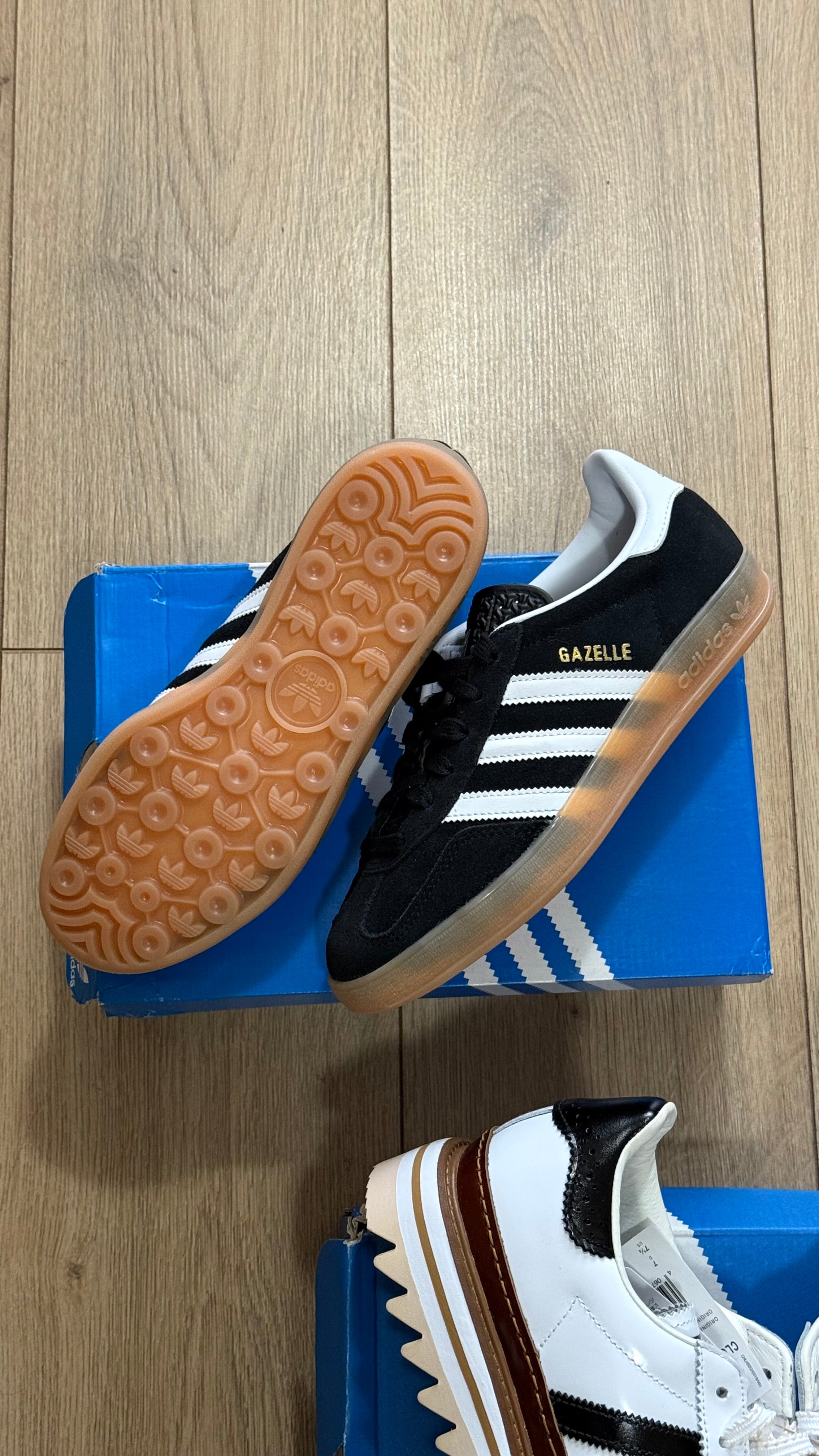 Adidas gazelle indoor black (con caja)