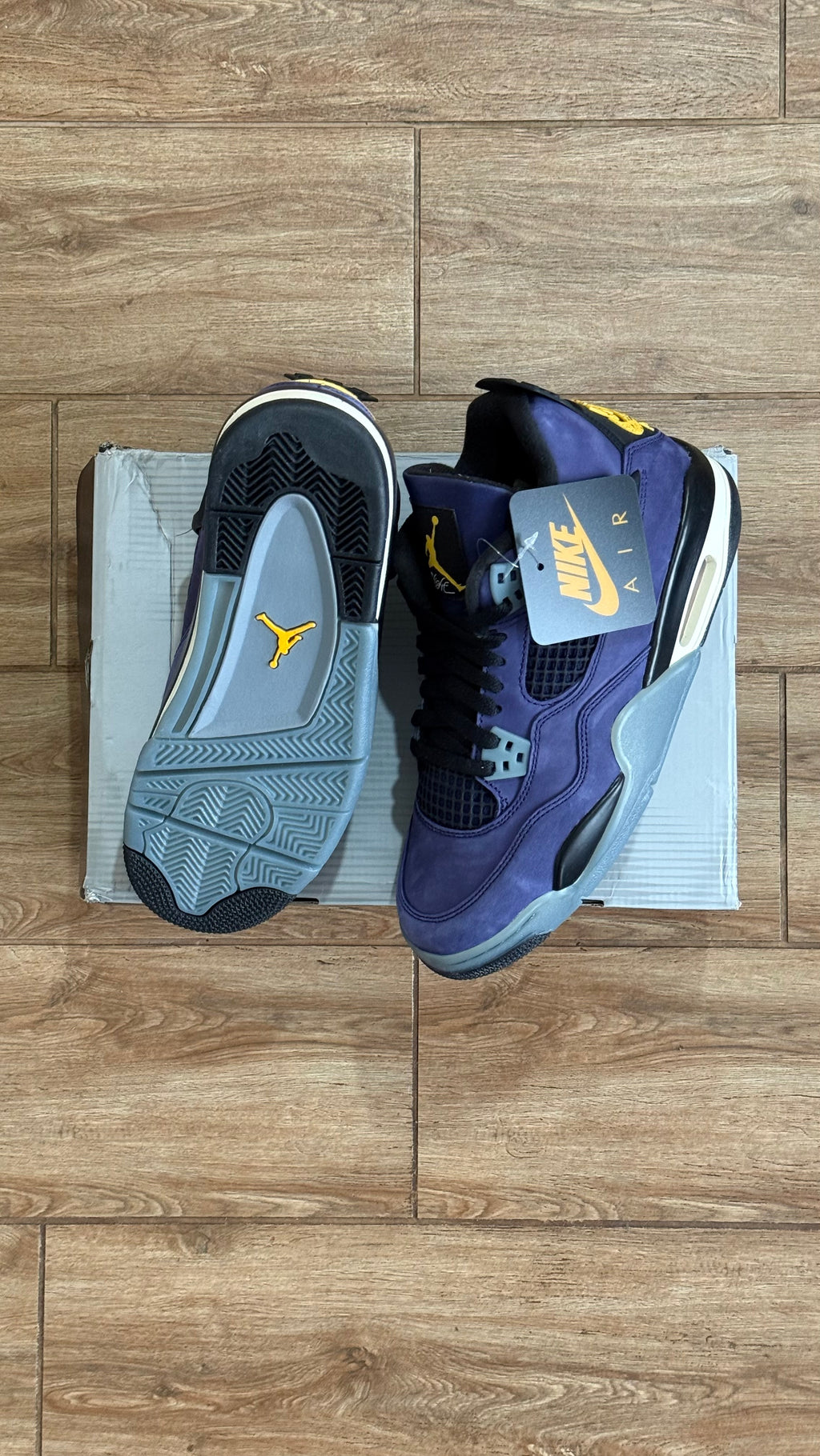 Jordan 4 Retro Lakers