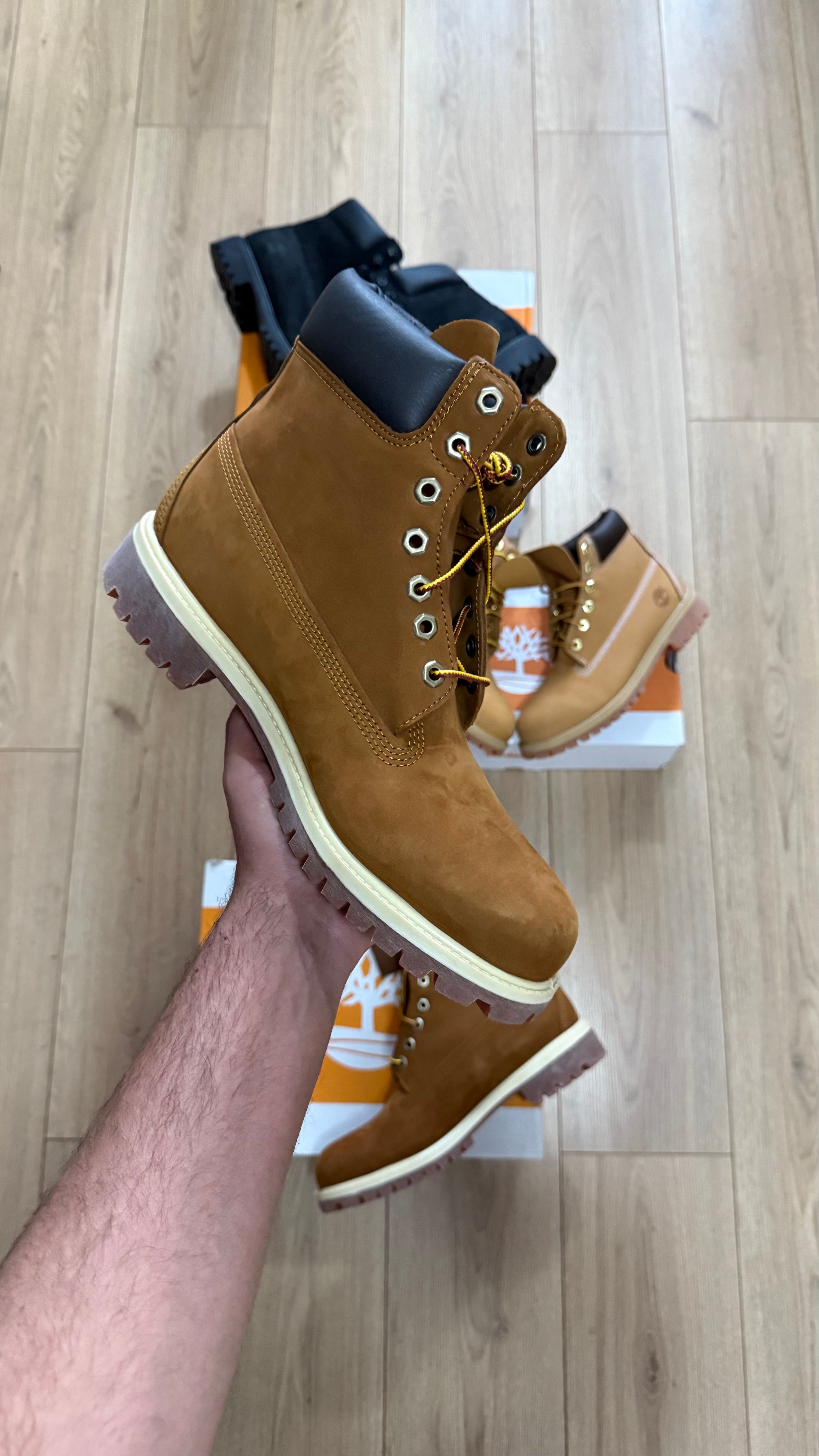 Timberland Premium 6 Inch Rust Nubuck (con caja)