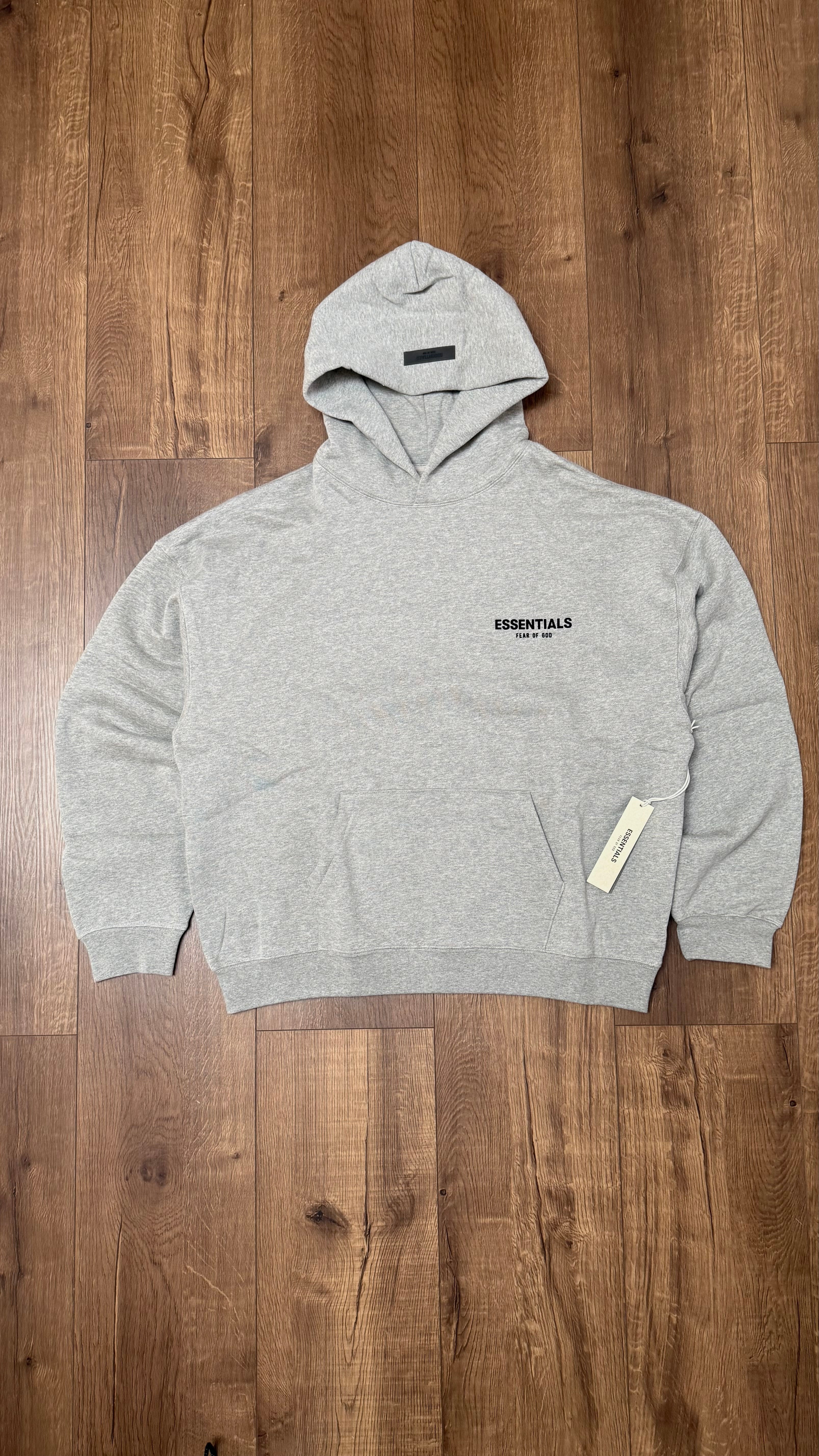 Hoodie Essentials Gris Claro