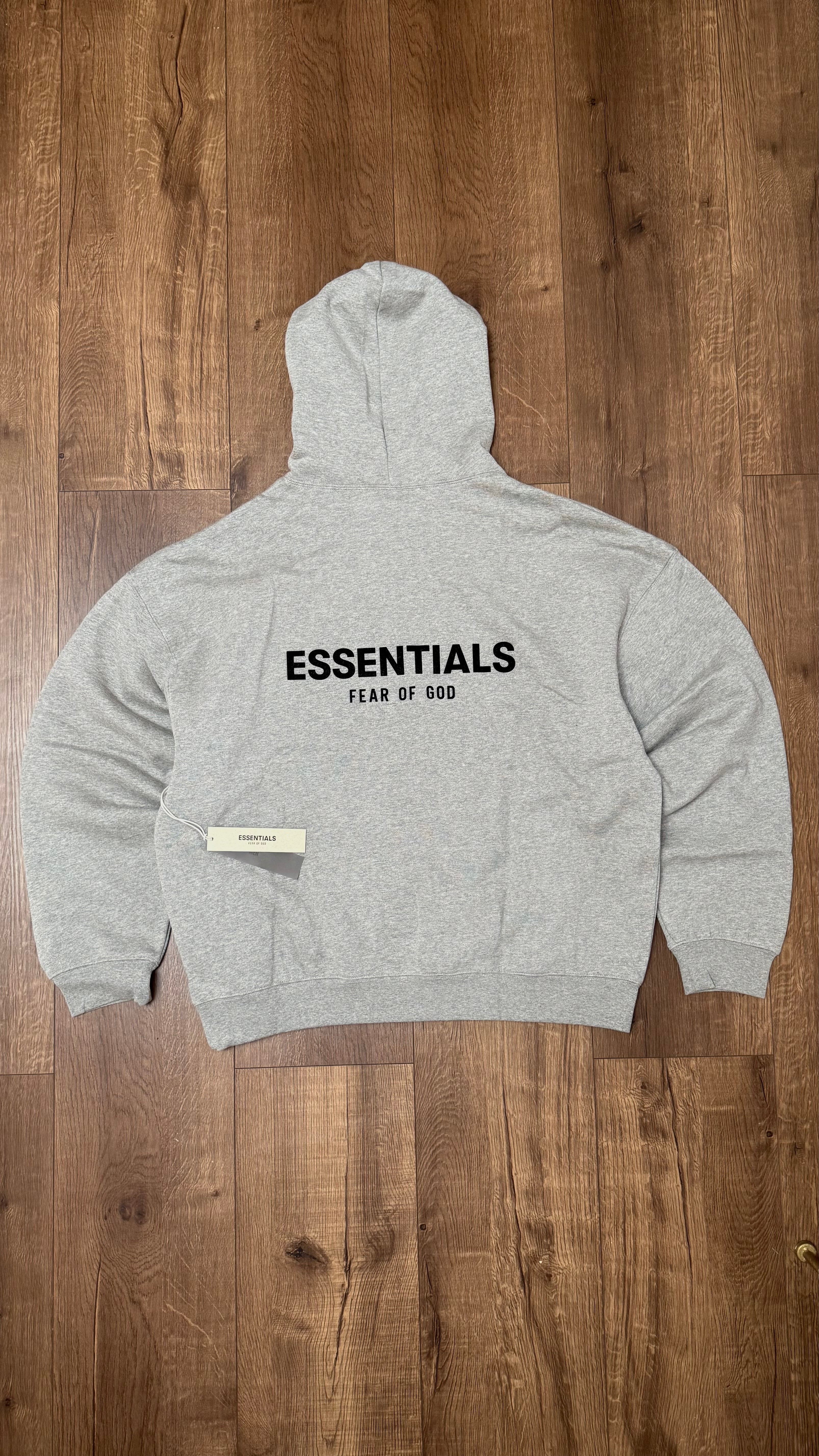 Hoodie Essentials Gris Claro