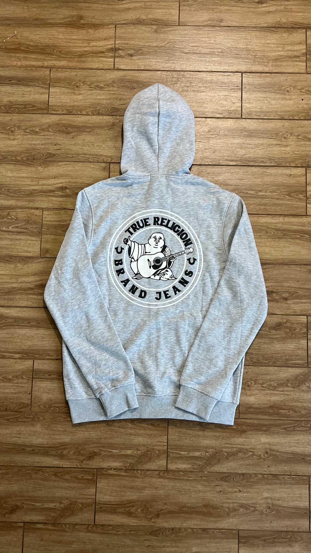 True Religion Big Buddha Logo Grey Full-Zip