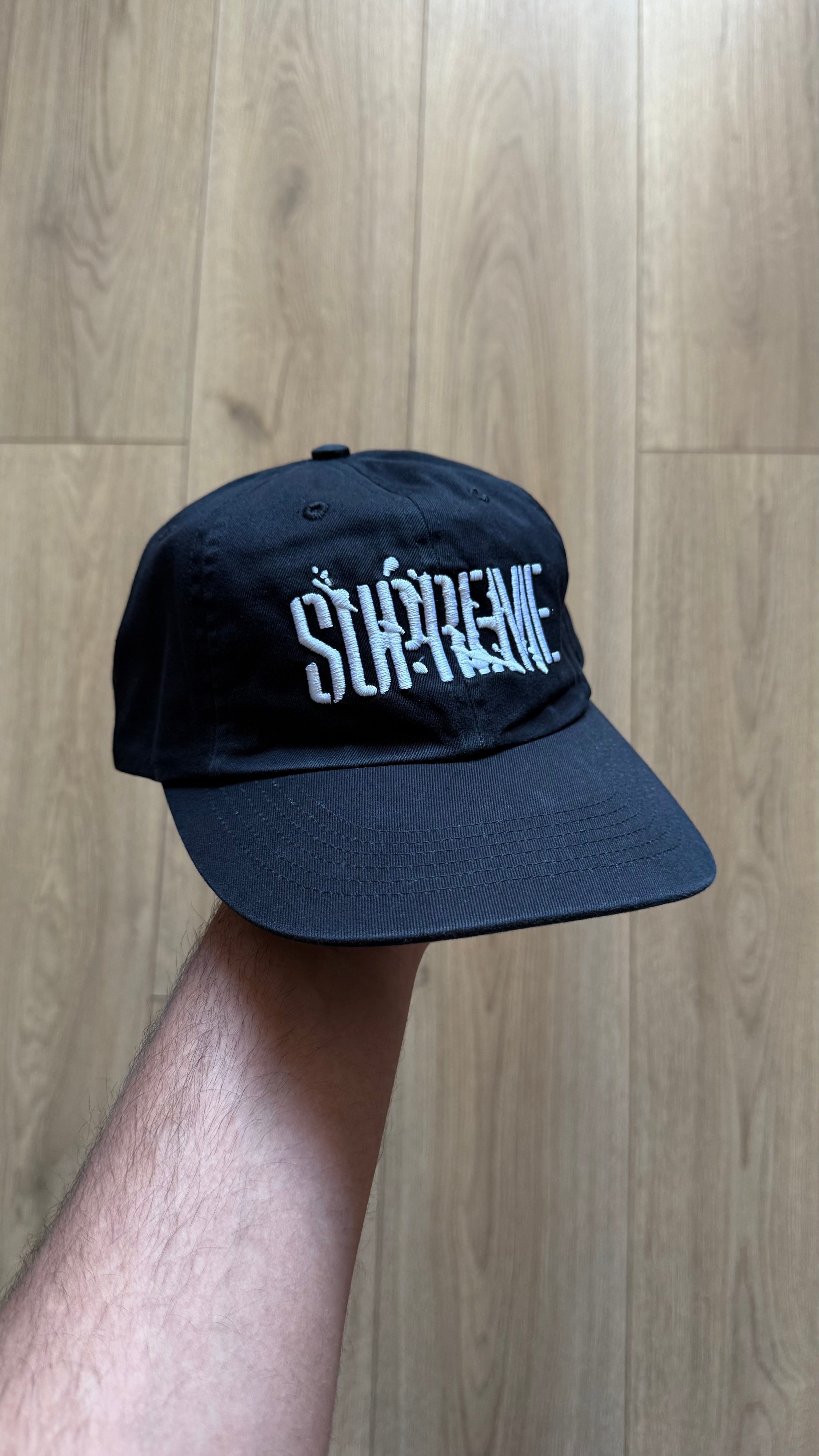Supreme Splatter Black 6-Panel