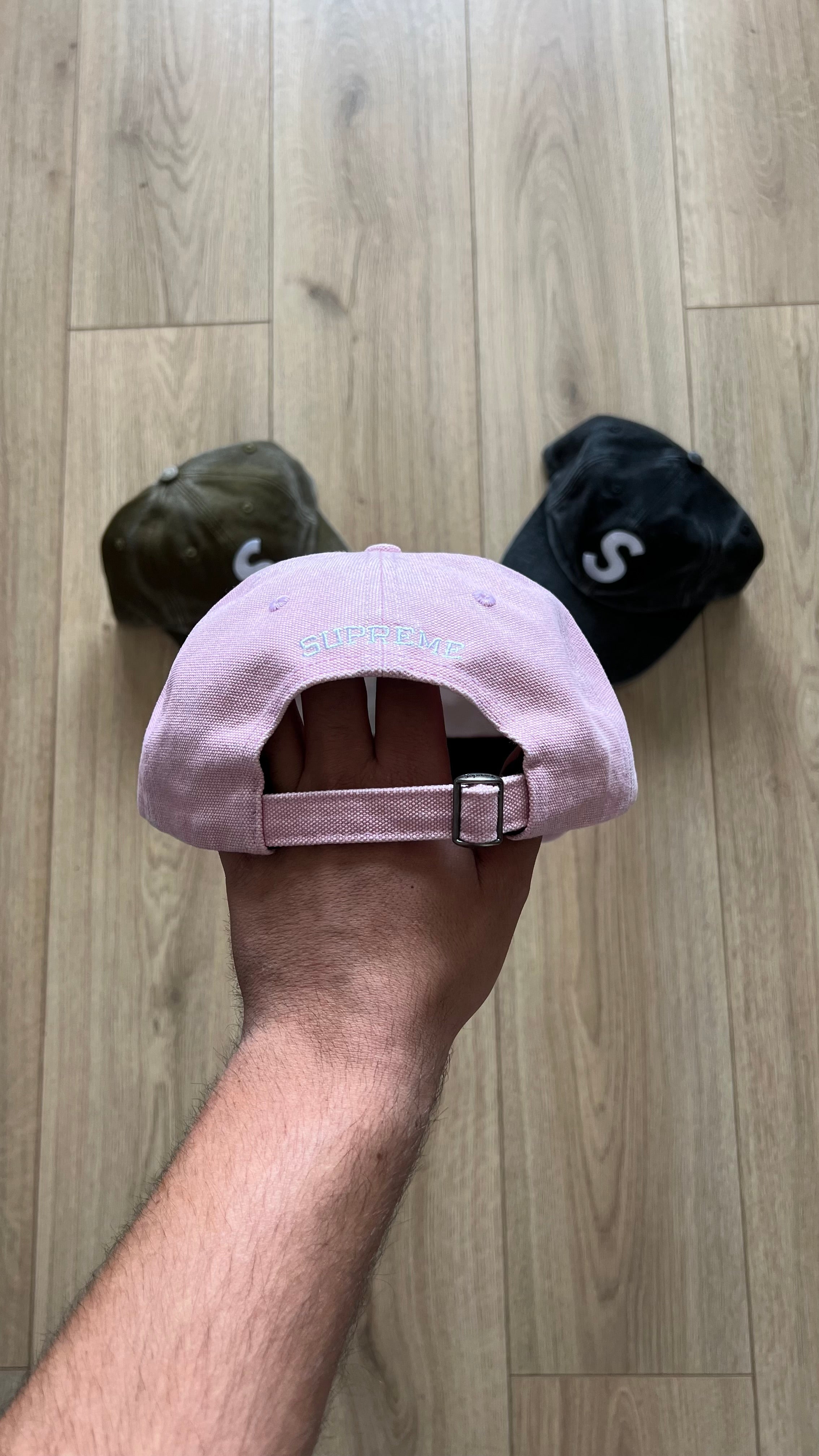 Supreme S Logo 6-Panel Pink