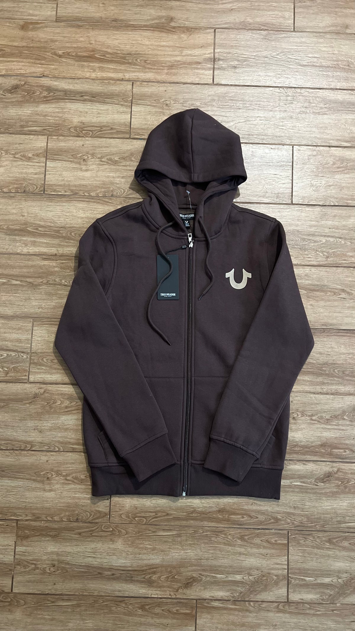 True Religion Big Buddha Brown Hoodie
