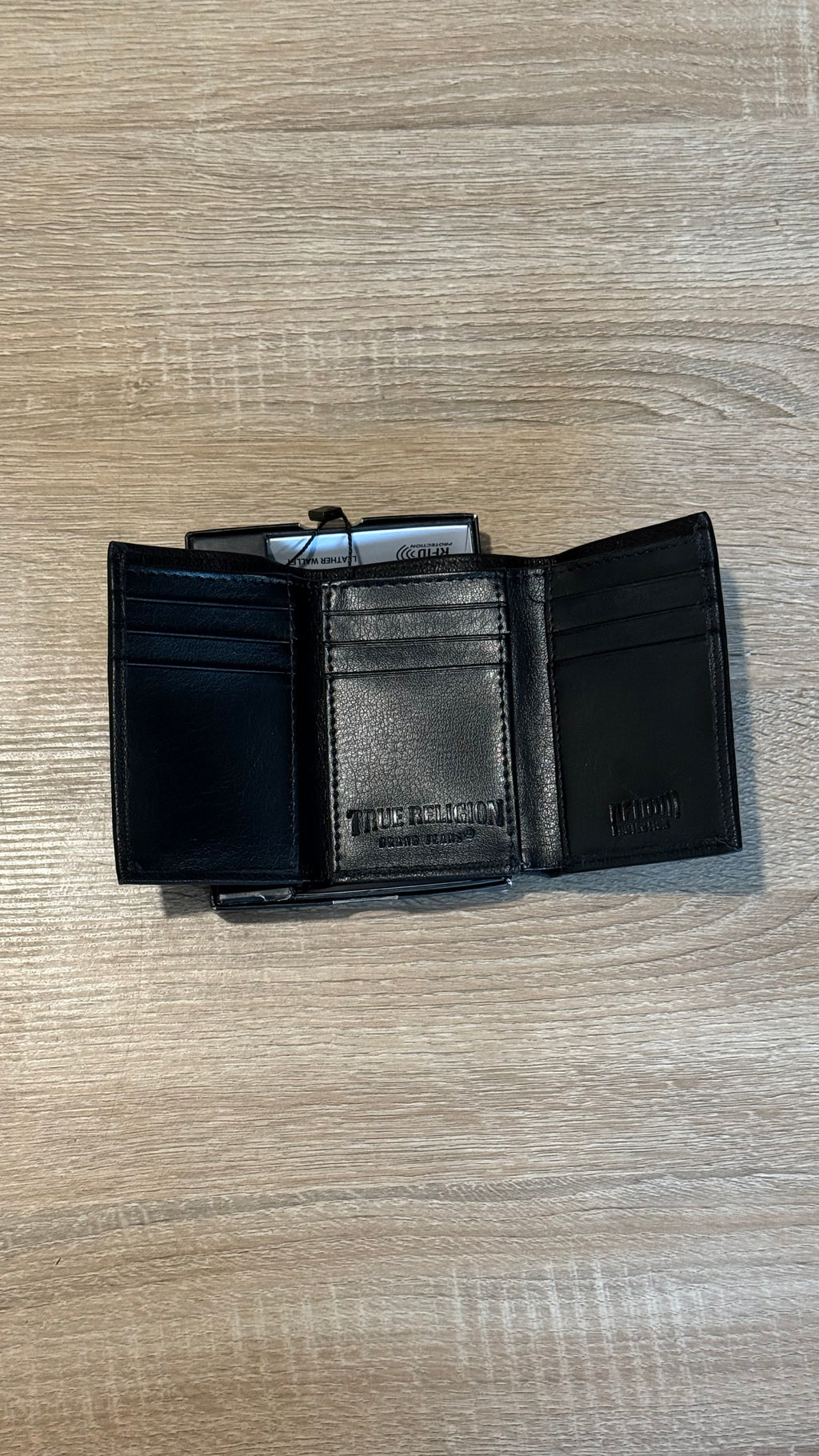 True Religion Leather Wallet Black