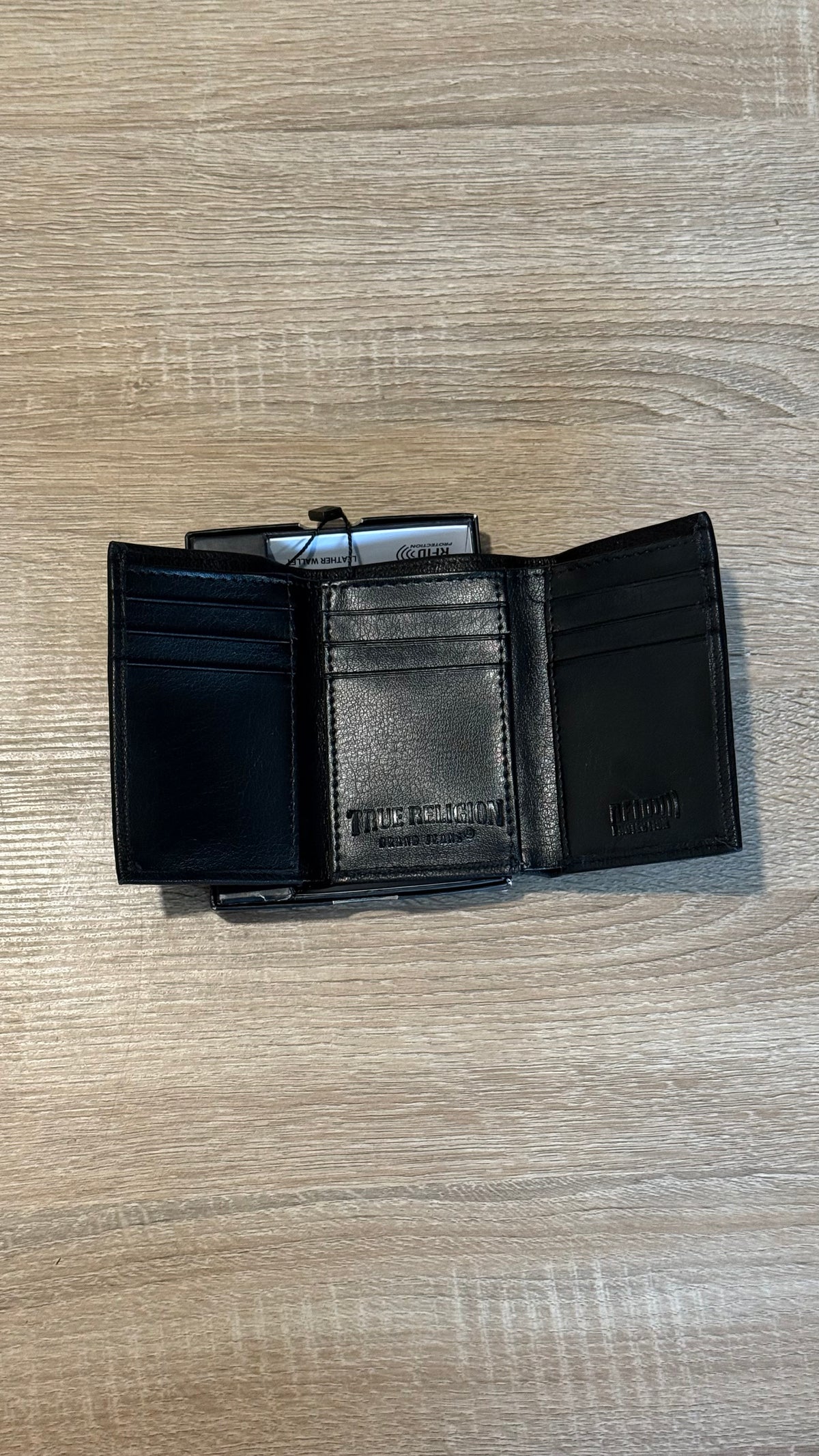 True Religion Leather Wallet Black