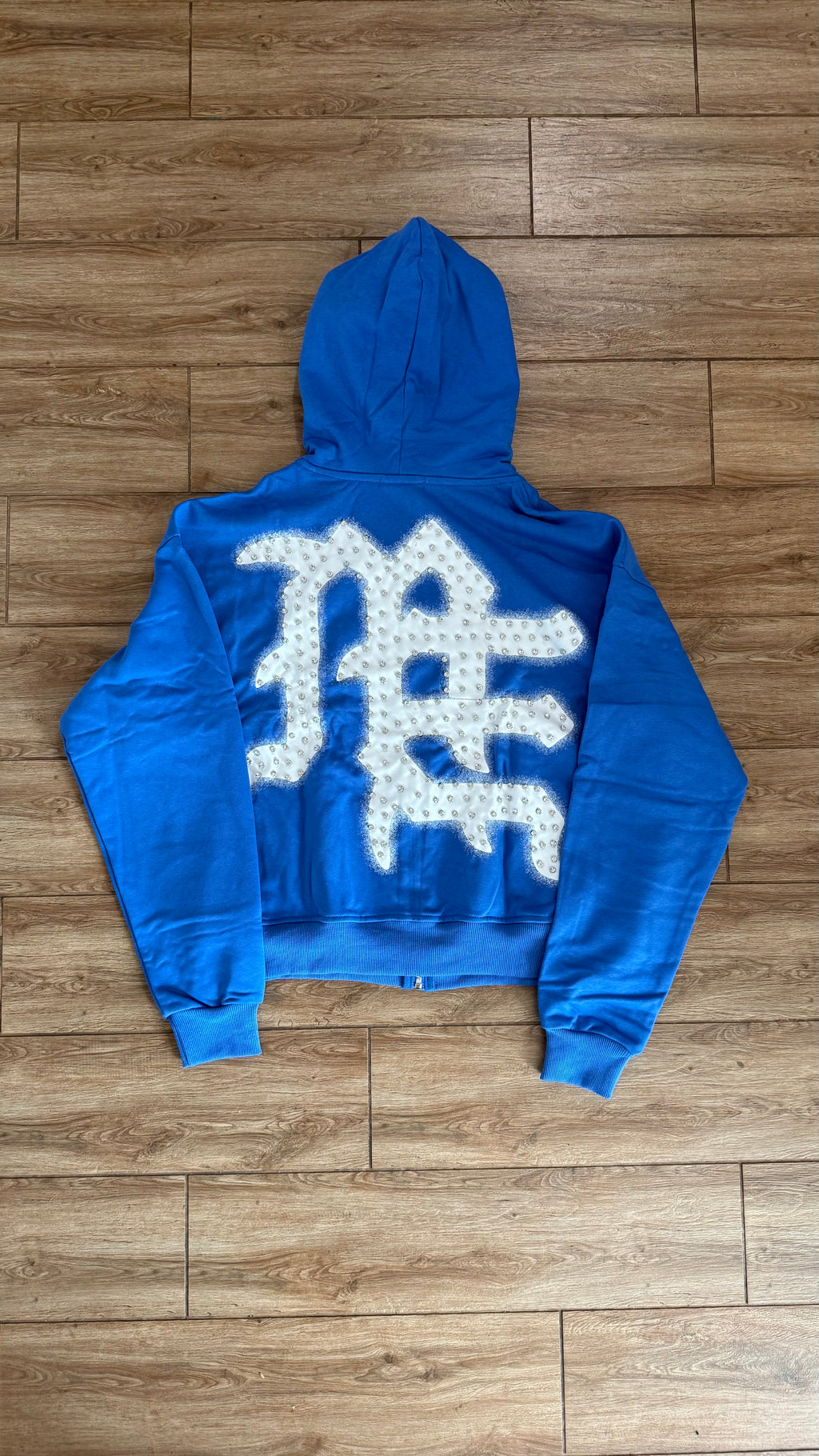 Mixed Emotions "Emotions Never Die" Hoodie Zipper Azul