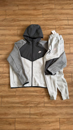 Nike Tech Fleece Pink Grey Tracksuit