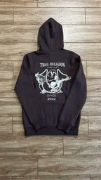 True Religion Big Buddha Brown Hoodie