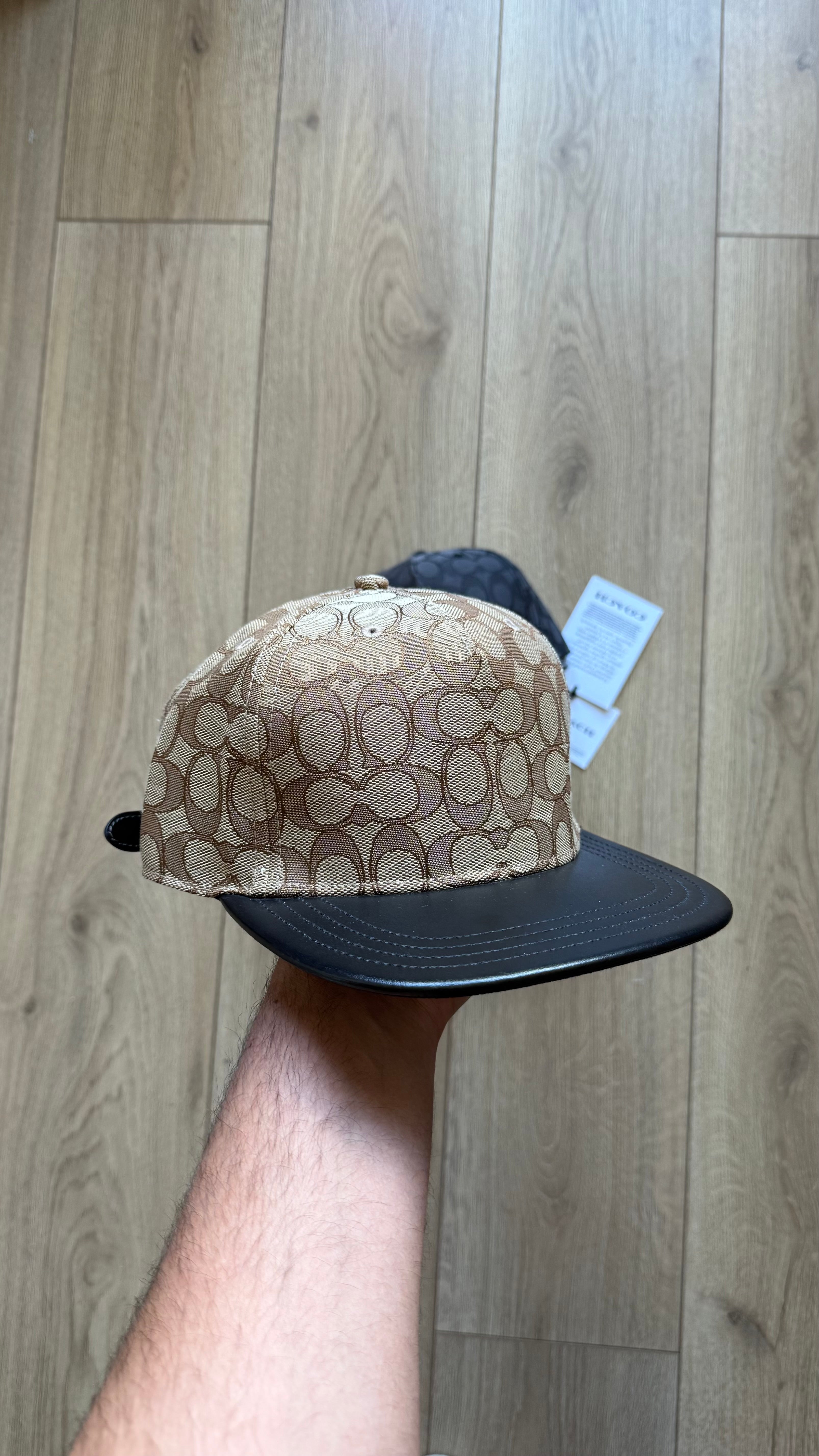Coach Monogram Hat Brown