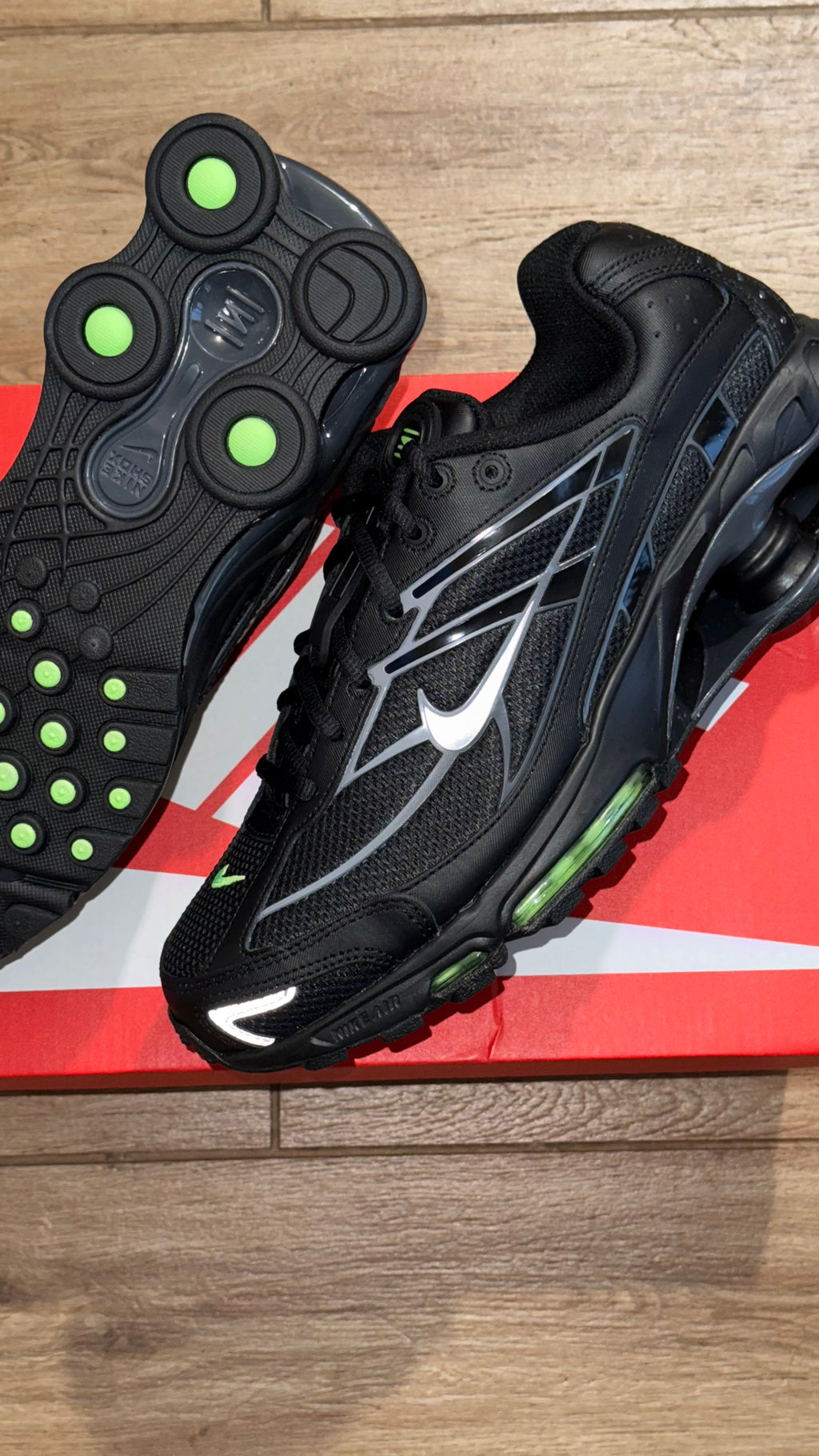 Nike Shox Ride 2 Black Cool Grey Silver