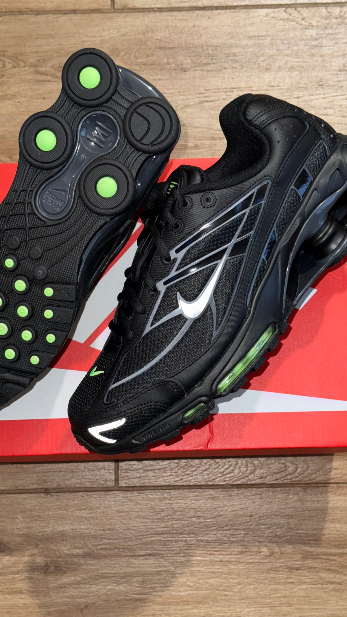 Nike Shox Ride 2 Black Cool Grey Silver